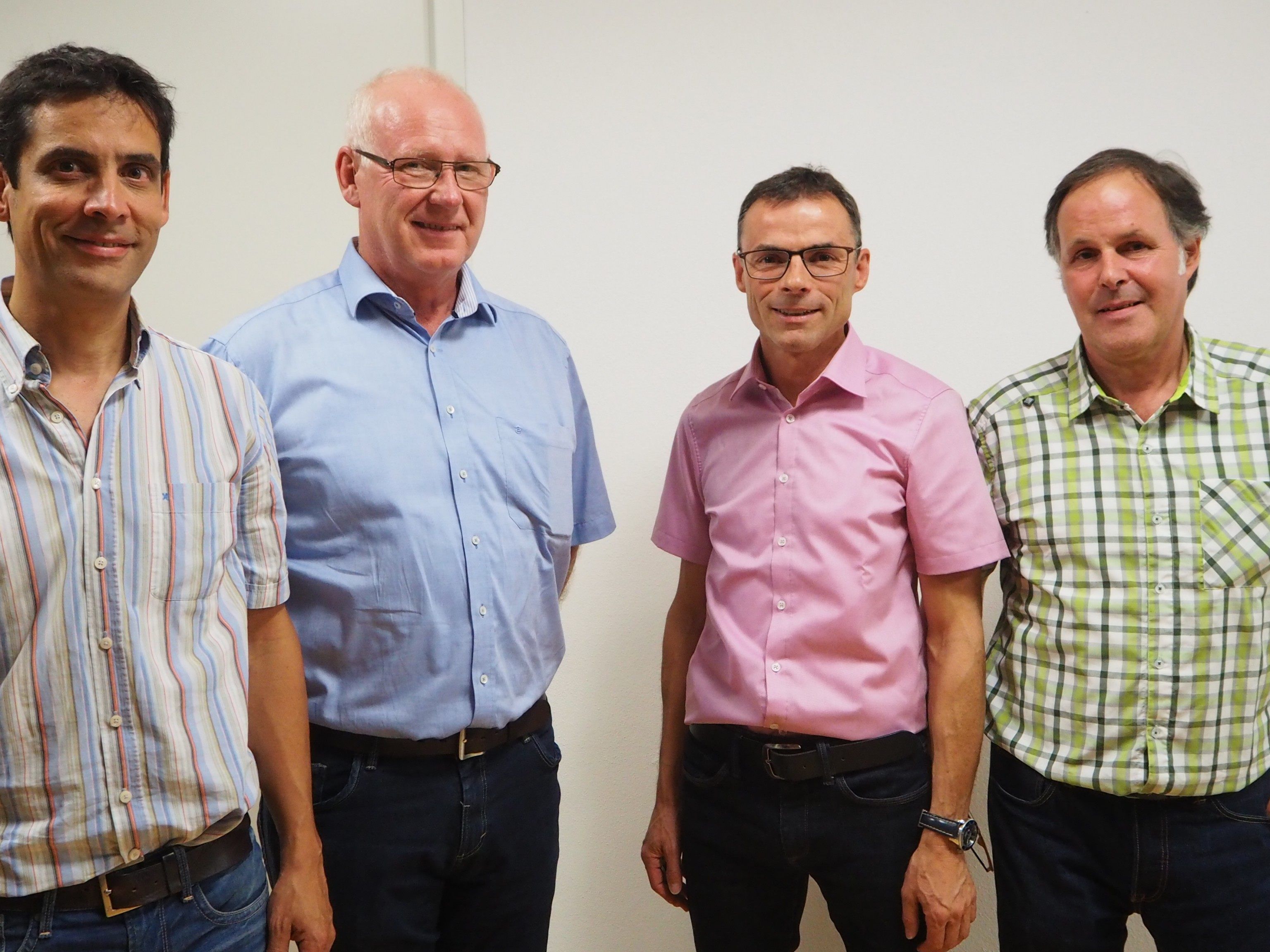 Christoph Schindegger, Johann Zengerle, BM Kilian Tschabrun, Elmar Plankensteiner Christoph Schindegger, Johann Zengerle, BM Kilian Tschabrun, Elmar Plankensteiner