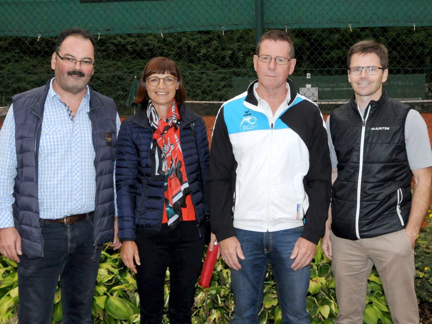 SLM 2018 Siegerehrung OV Tosters  Fredi Himmer, OV Nofels Doris Wolf, Obmann In go Thurnher, VTV Vizepräsident Philipp Werner ©wolfgangefferl