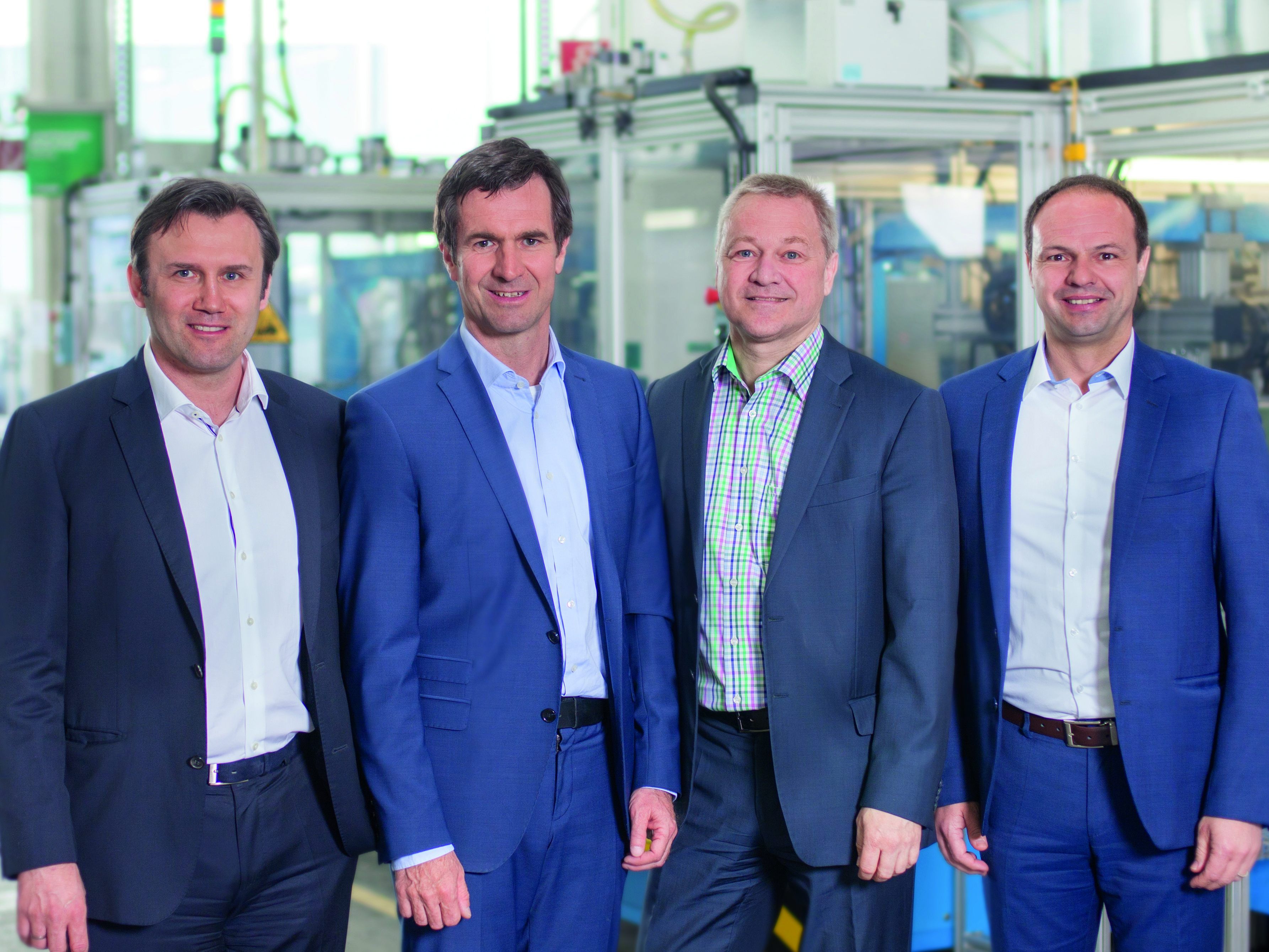 Die Geschäftsführung der GRASS-Gruppe (von links): André Stiller, Thomas Zenker, Thomas Müller und Albert Trebo. Die Geschäftsführung der GRASS-Gruppe (von links): André Stiller, Thomas Zenker, Thomas Müller und Albert Trebo.