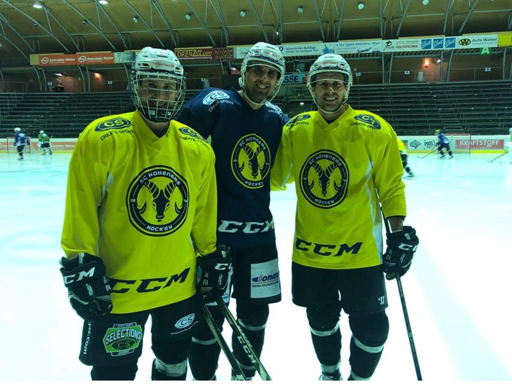 Die HSC Cracks sind wieder auf dem Eis