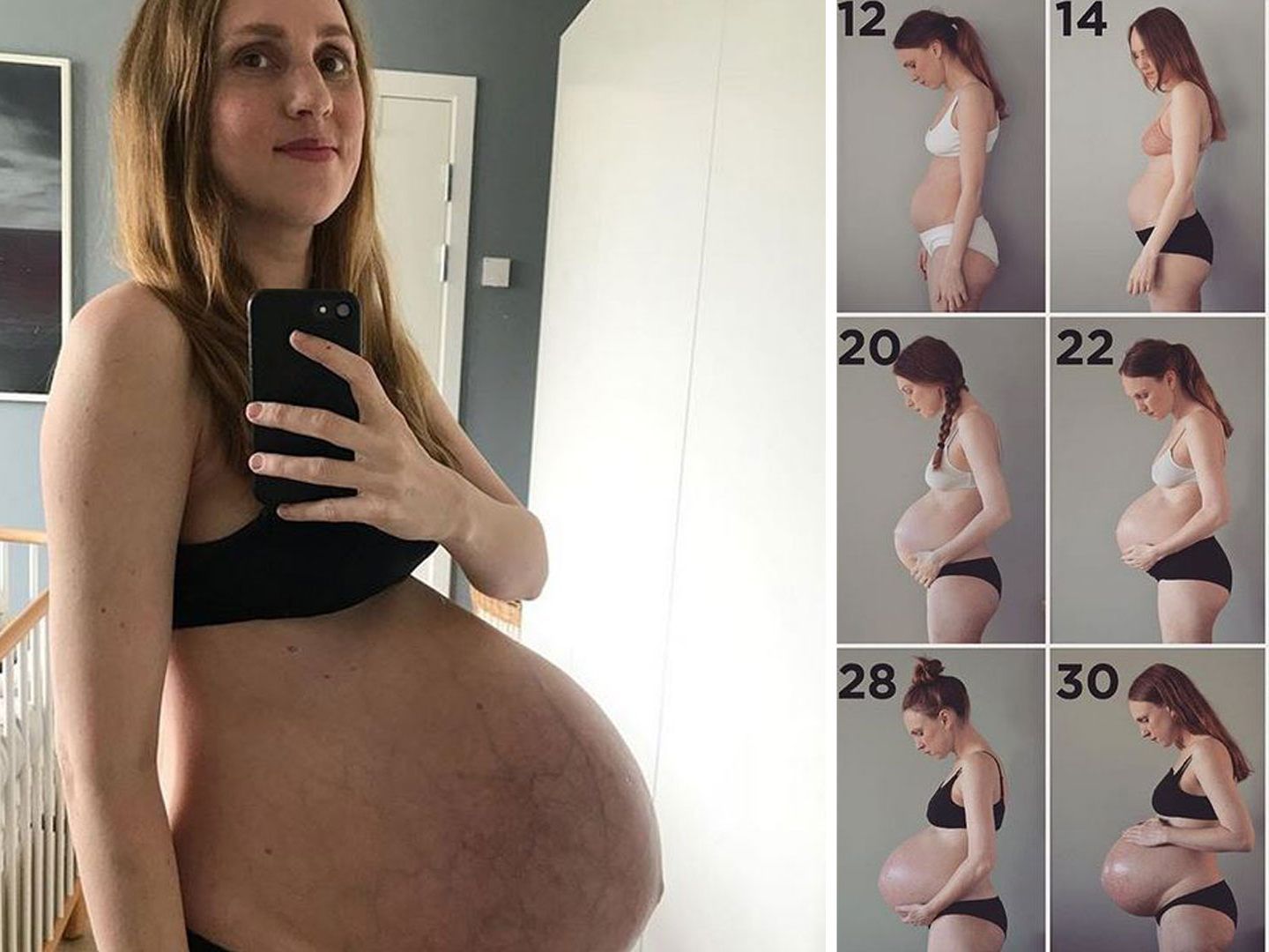 Mit ihrem Babybauch wurde Maria zum Internethit. Mit ihrem Babybauch wurde Maria zum Internethit.