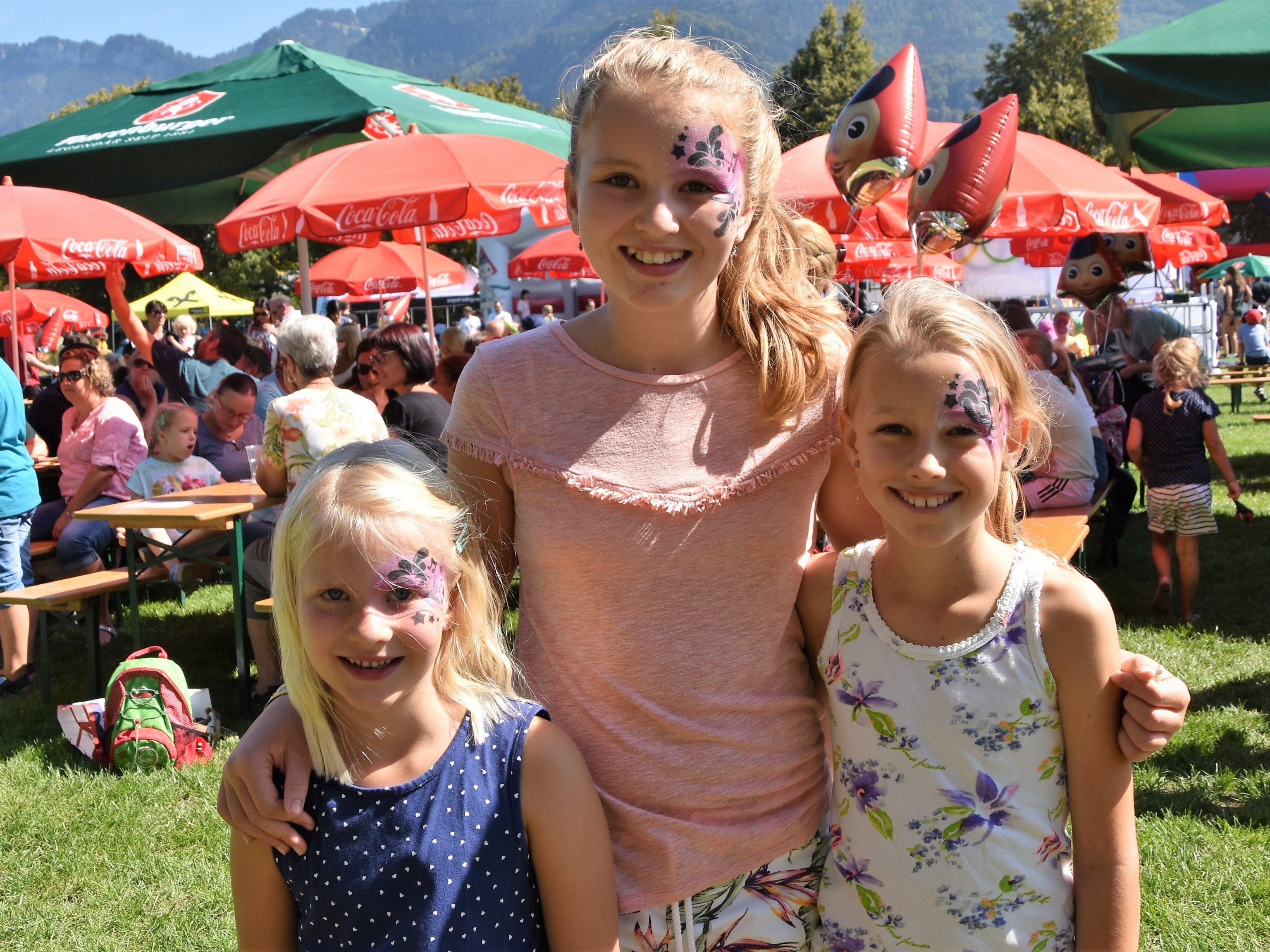 Annalena, Livia und Mia hatten Spaß beim Kinderfest