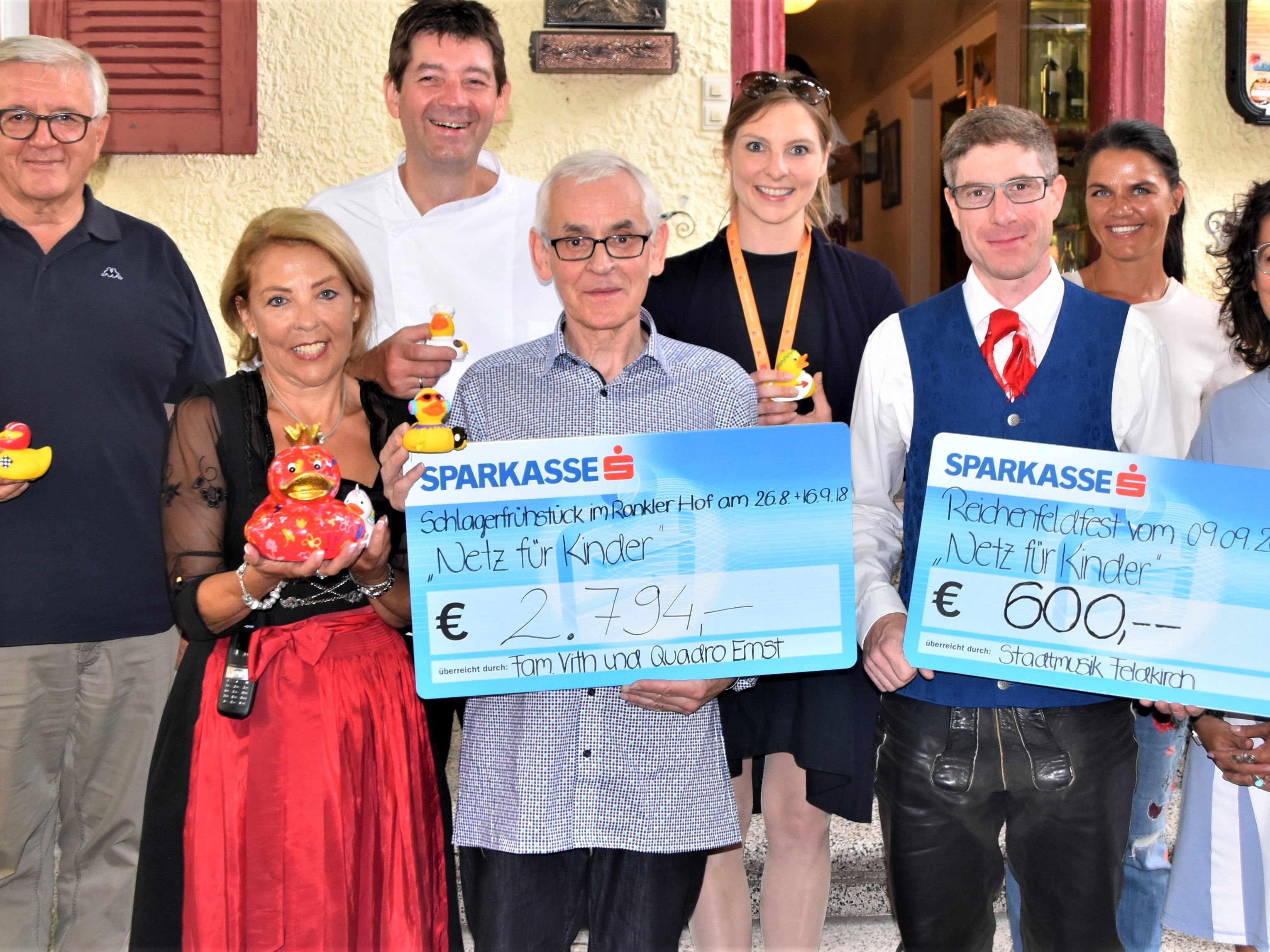Spendenübergabe im Rankweiler Hof Spendenübergabe im Rankweiler Hof