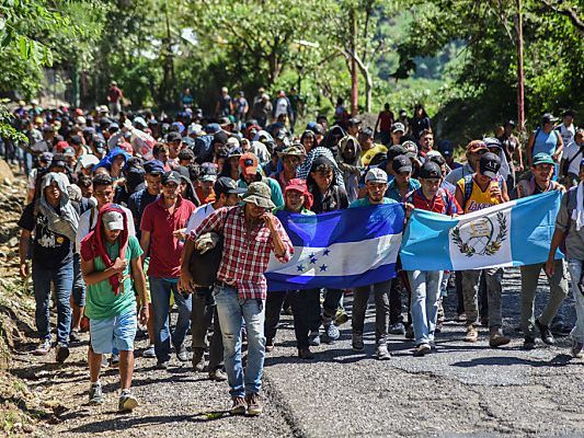 Tausende Migranten sind unterwegs Richtung USA