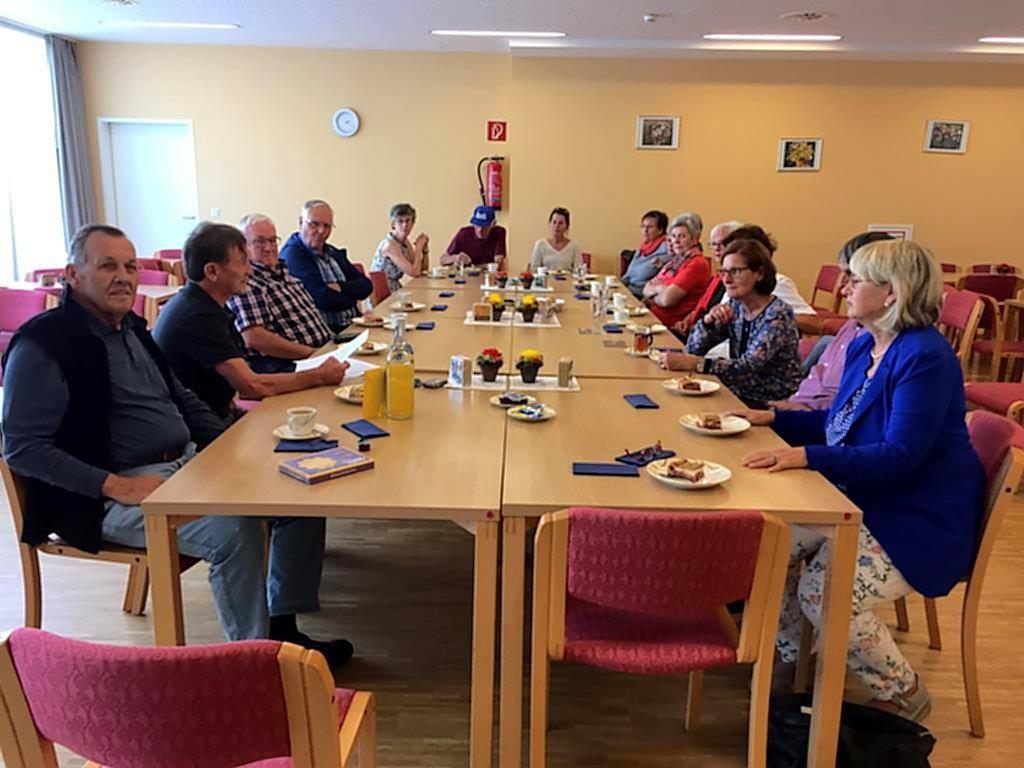 Die Radler diesmal im Clubheim