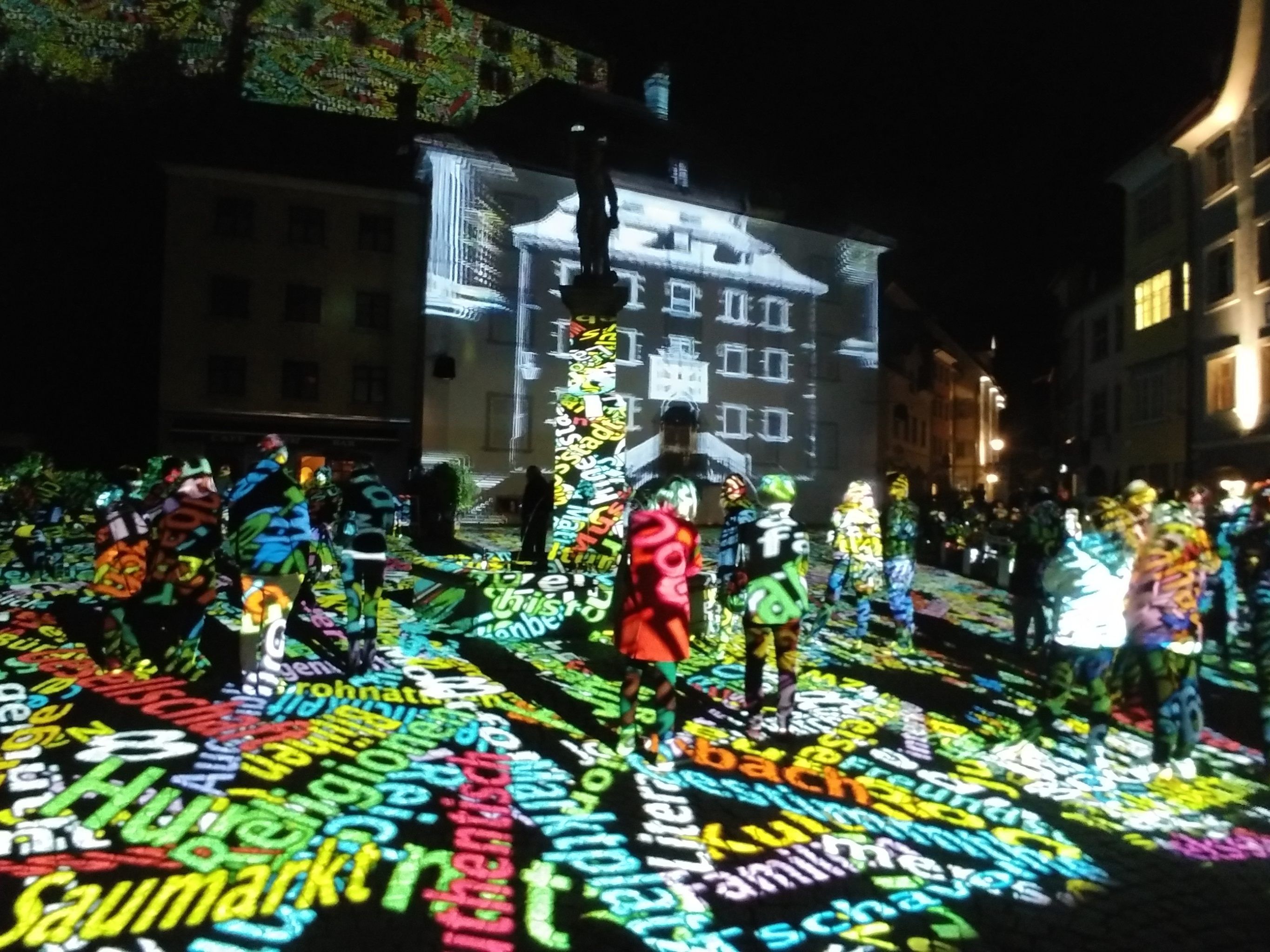 Feldkirch zum Jubiläum in künstlerisches Licht getaucht