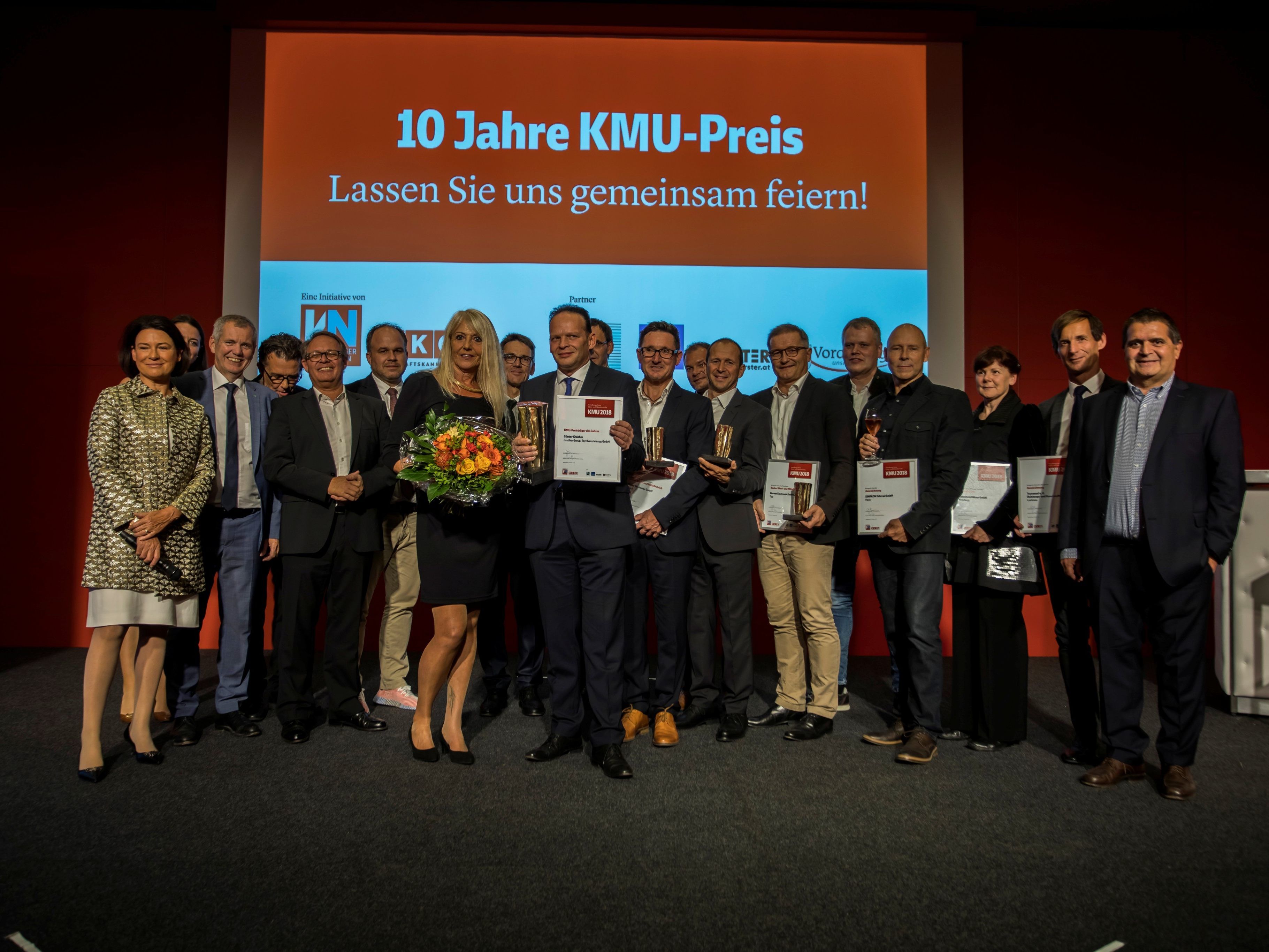KMU-Unternehmer 2018 ist Textilvisionär Günter Grabher. KMU-Unternehmer 2018 ist Textilvisionär Günter Grabher.