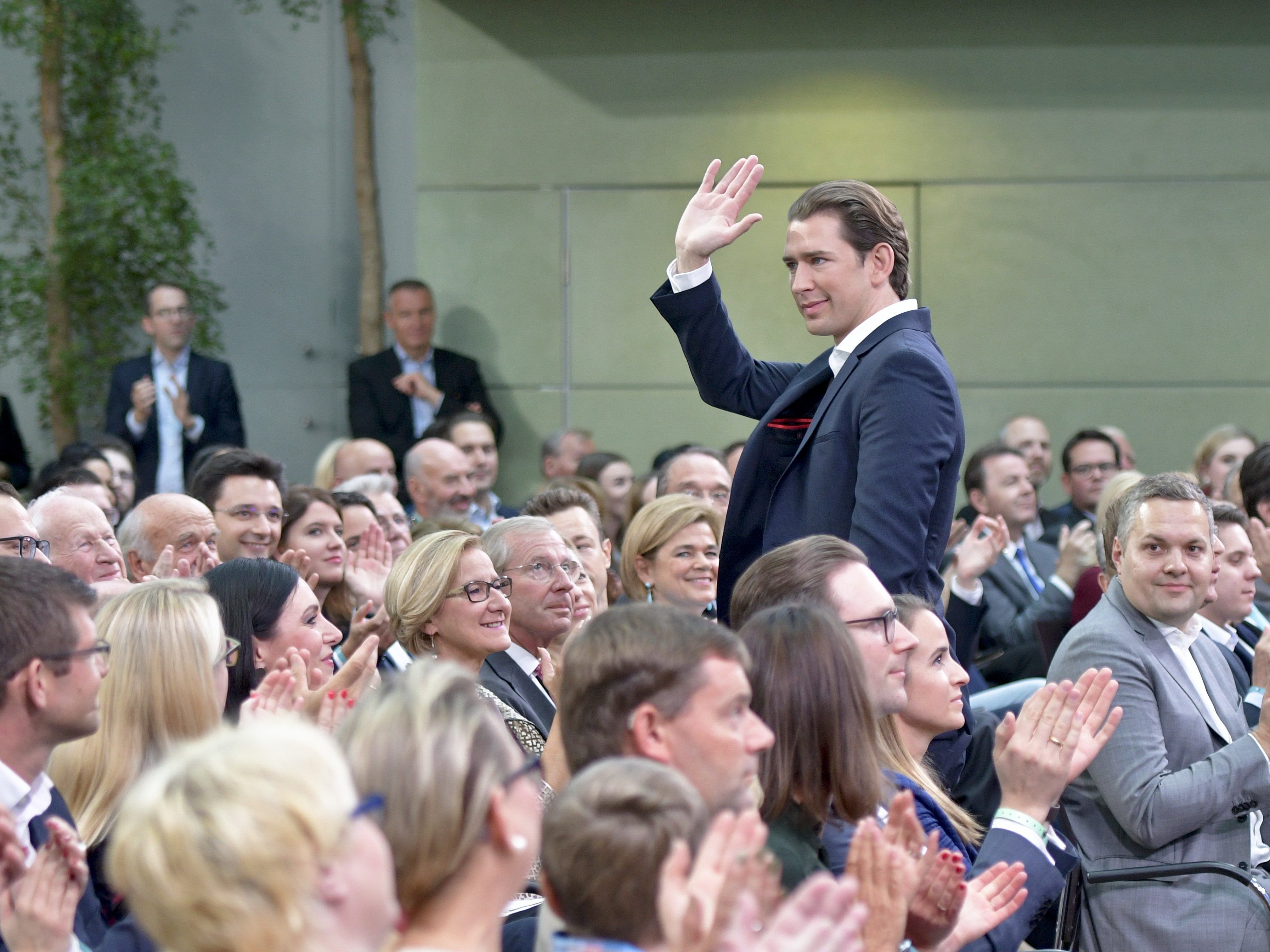 Kanzler Kurz zog eine positive Bilanz über das vergangene Jahr.