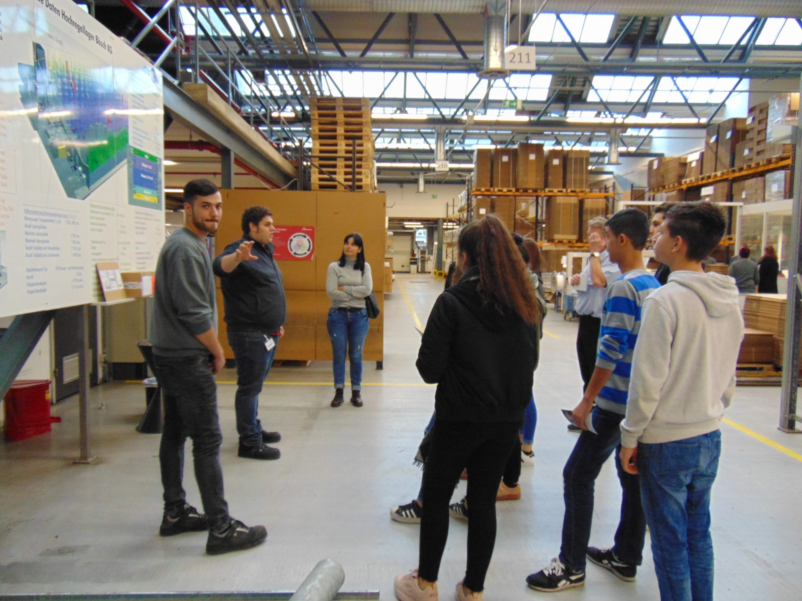 Die Schüler erhalten einen interessanten Einblick in den Arbeitsalltag Die Schüler erhalten einen interessanten Einblick in den Arbeitsalltag
