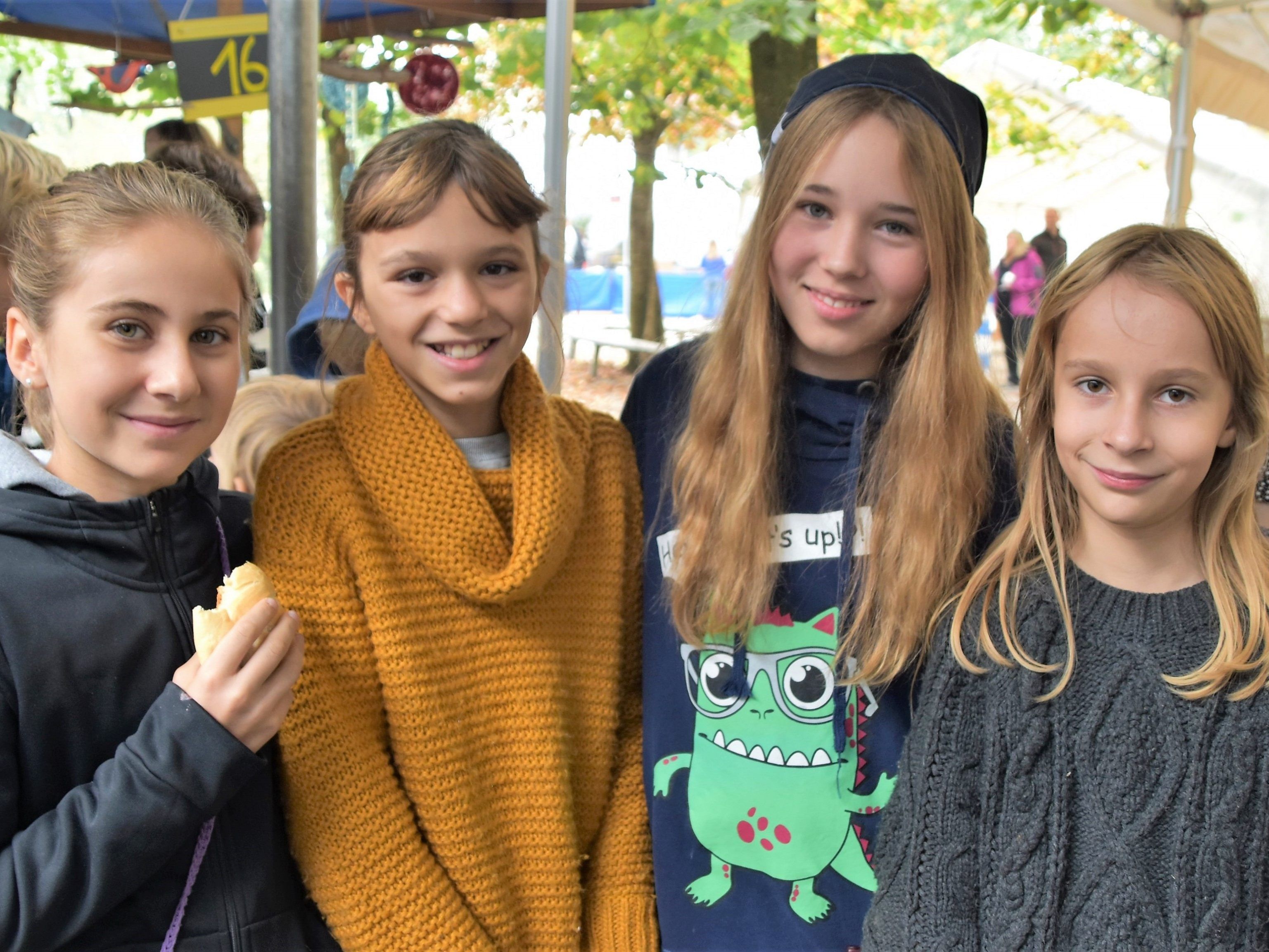 Sophia Mittermayr, Mathilda Pinter, Amanda Jagg und Ylvie Sonderegger