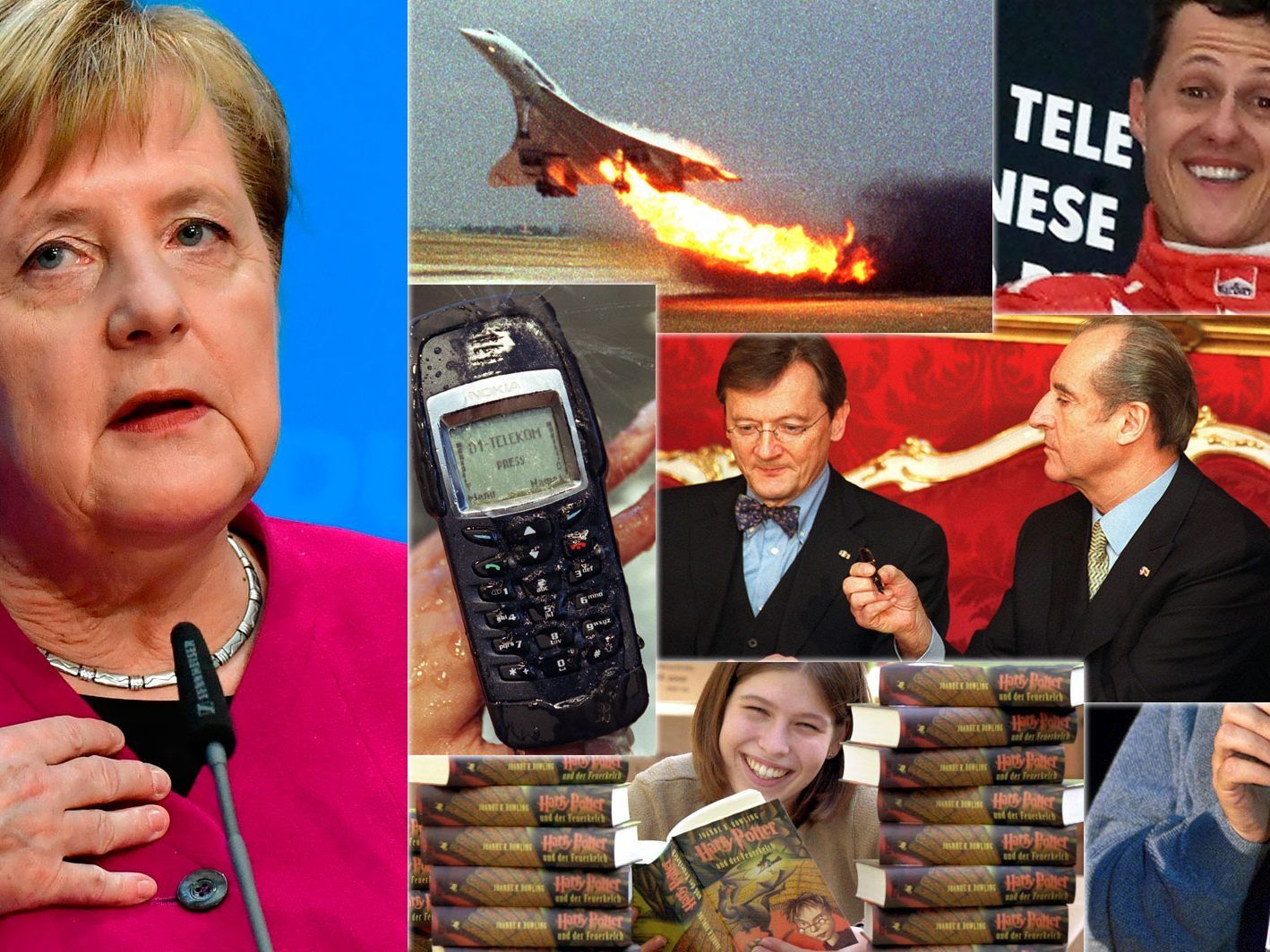 Im Jahr 2000, als Angela Merkel CDU-Vorsitzende wurde, war einiges los. Im Jahr 2000, als Angela Merkel CDU-Vorsitzende wurde, war einiges los.
