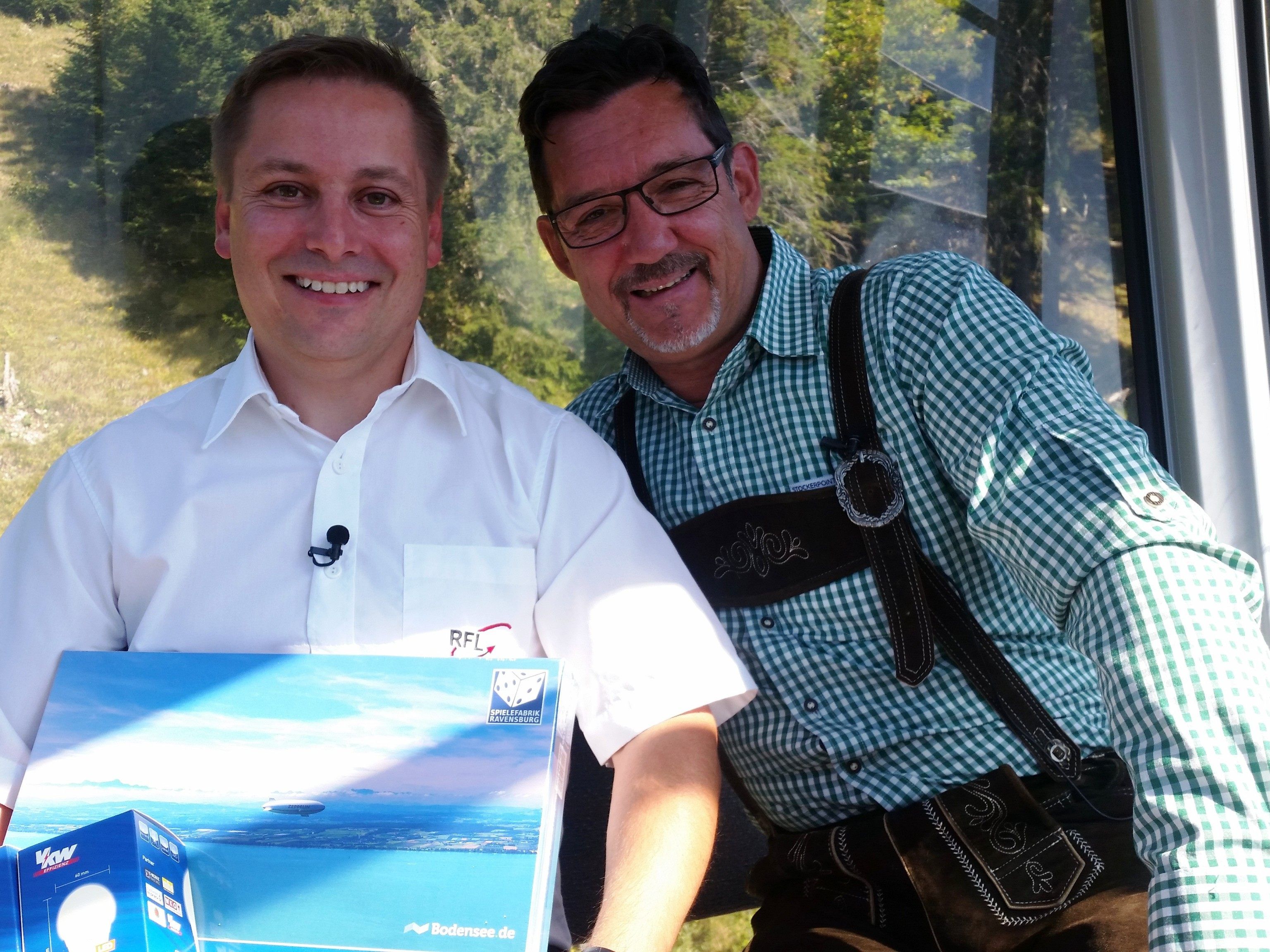 Notfallsanitäter Peter Gruber von der RFL Vorarlberg berichtet über seine Tätigkeit us dr Gondl
