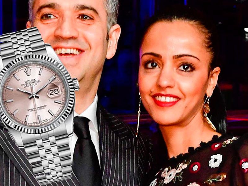 Sawsan Cheblis Uhr sorgt für Aufregung Sawsan Cheblis Uhr sorgt für Aufregung