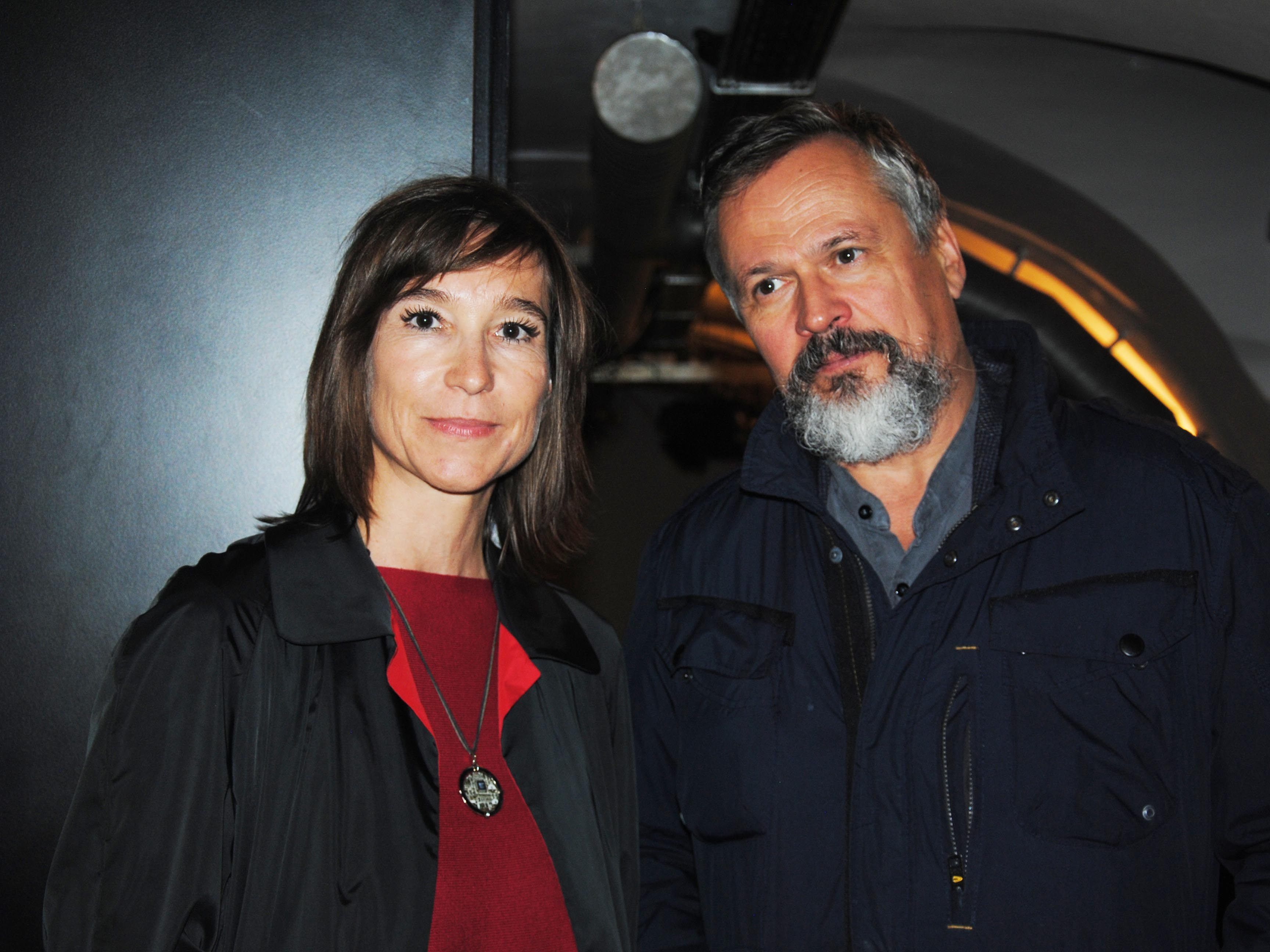 Carola Schneider, ORF-Korrespondentin in Moskau und Autor Maxim Kantor. Carola Schneider, ORF-Korrespondentin in Moskau und Autor Maxim Kantor.