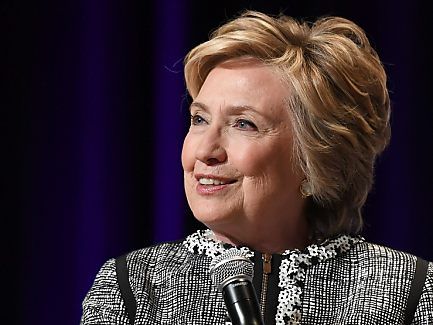 Hillary Clinton lobte die deutsche Kanzlerin Angela Merkel
