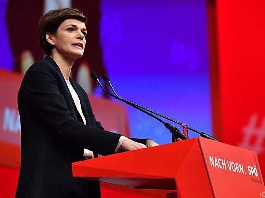 Pamela Rendi-Wagner während ihrer Antrittsrede