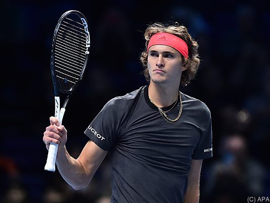 Zverev hatte in der Partie ordentlich zu kämpfen Zverev hatte in der Partie ordentlich zu kämpfen