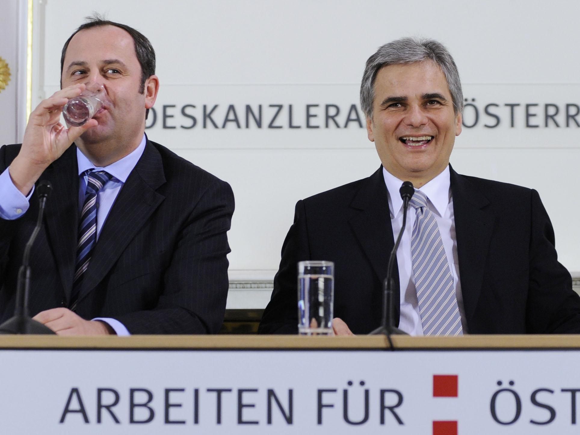 Heute vor zehn Jahren einigten sich ÖVP und SPÖ darauf, erneut eine Große Koalition zu bilden.