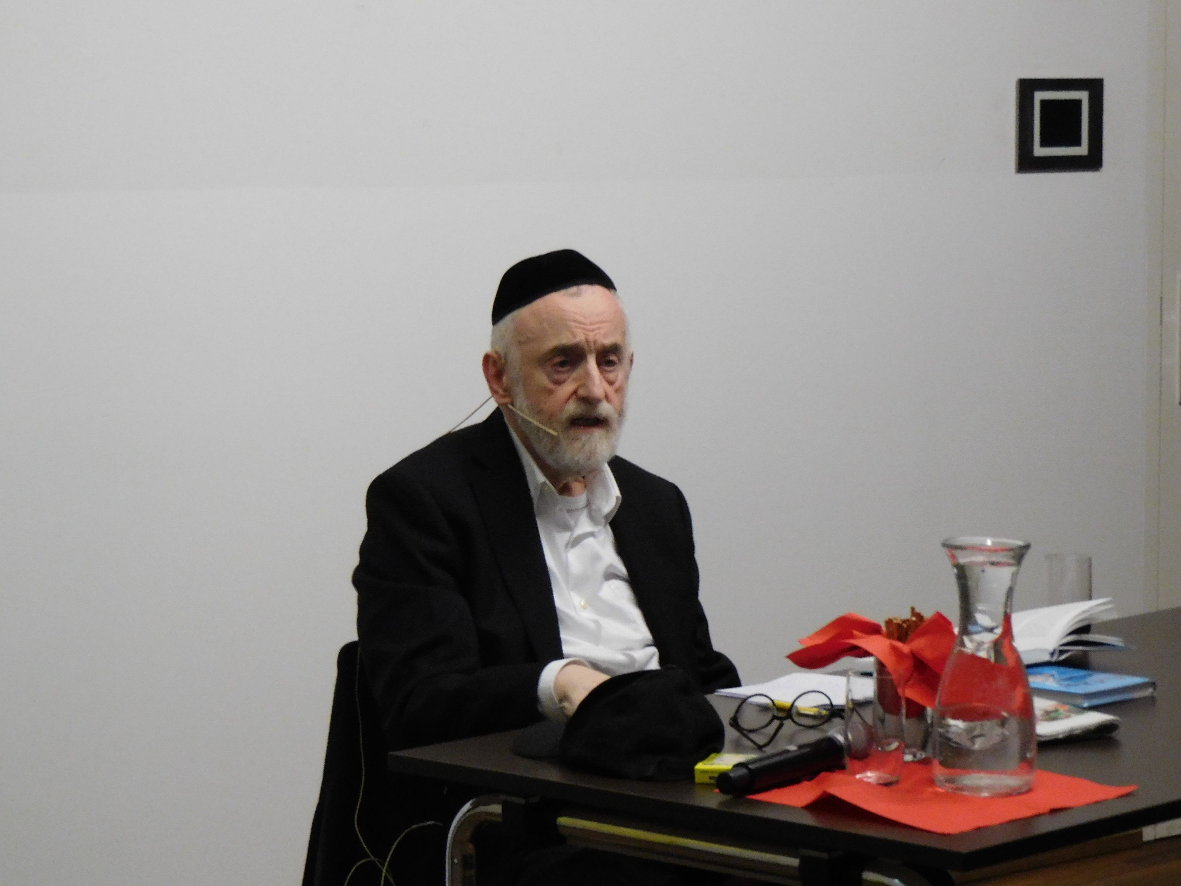 Oberrabbiner Paul Chaim Eisenberg brachte auch Mäder zum Lachen.