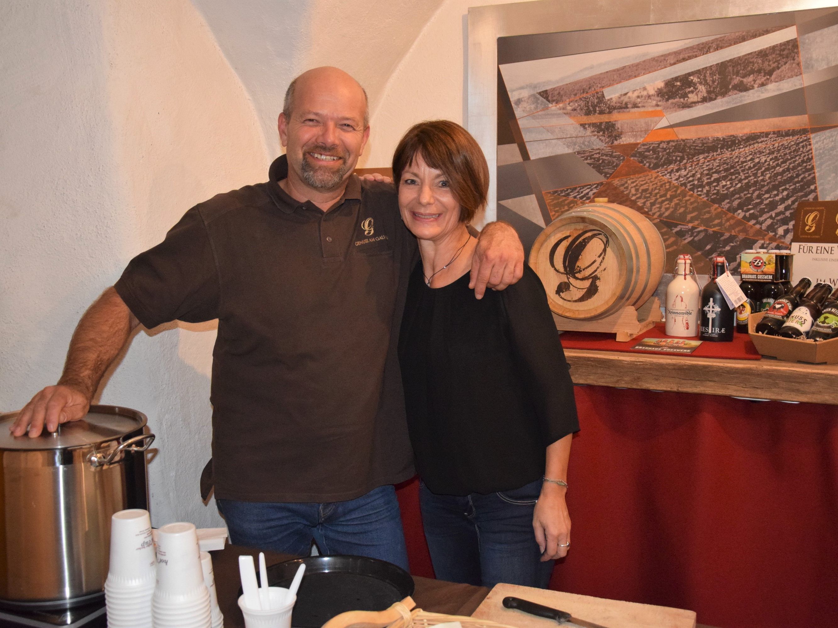 Klaus und Manuela kümmerten sich um das Kulinarische