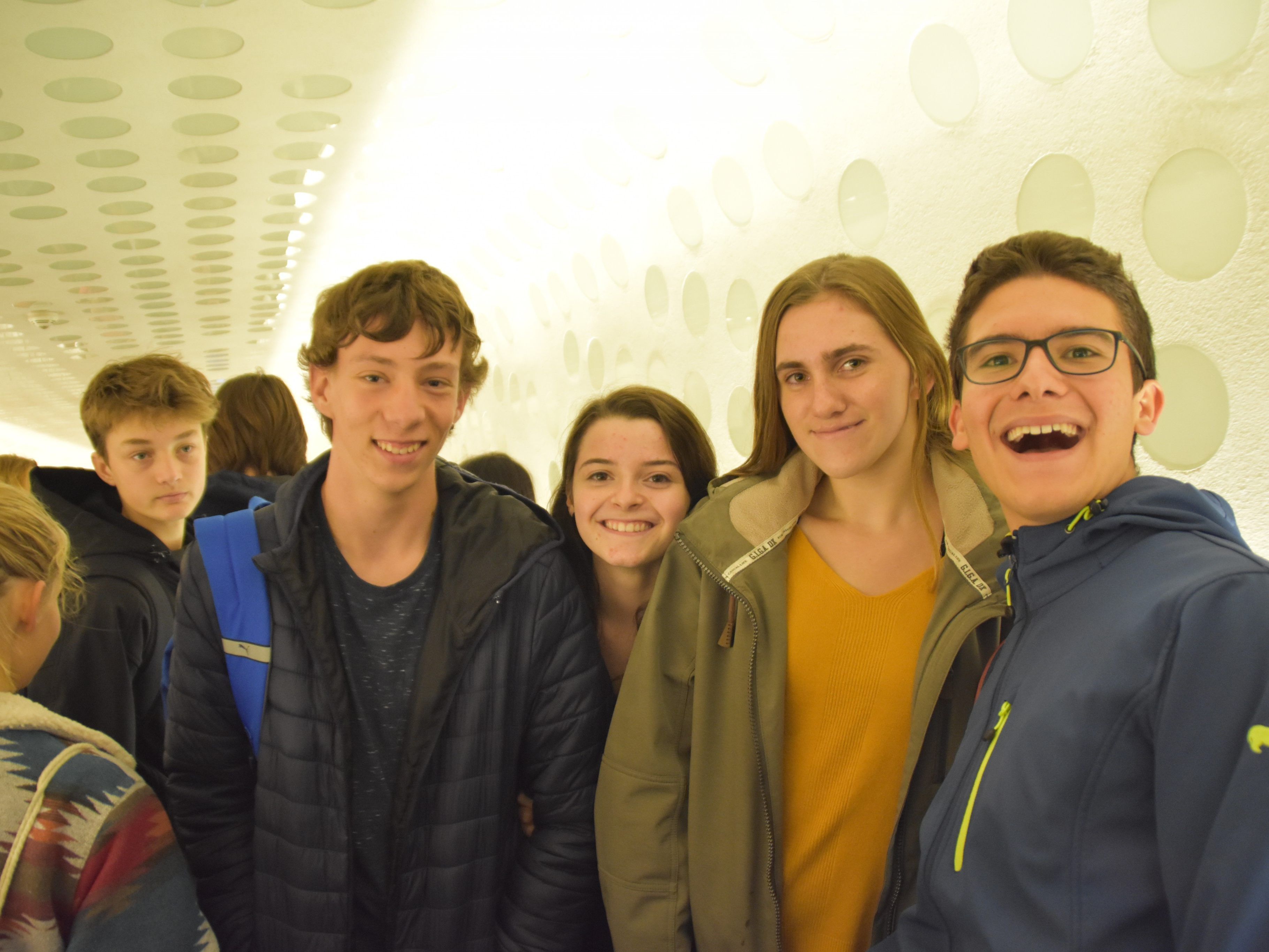 Dominik, Judith, Teresa und Luka hatten Spaß in der Elbphilharmonie Dominik, Judith, Teresa und Luka hatten Spaß in der Elbphilharmonie