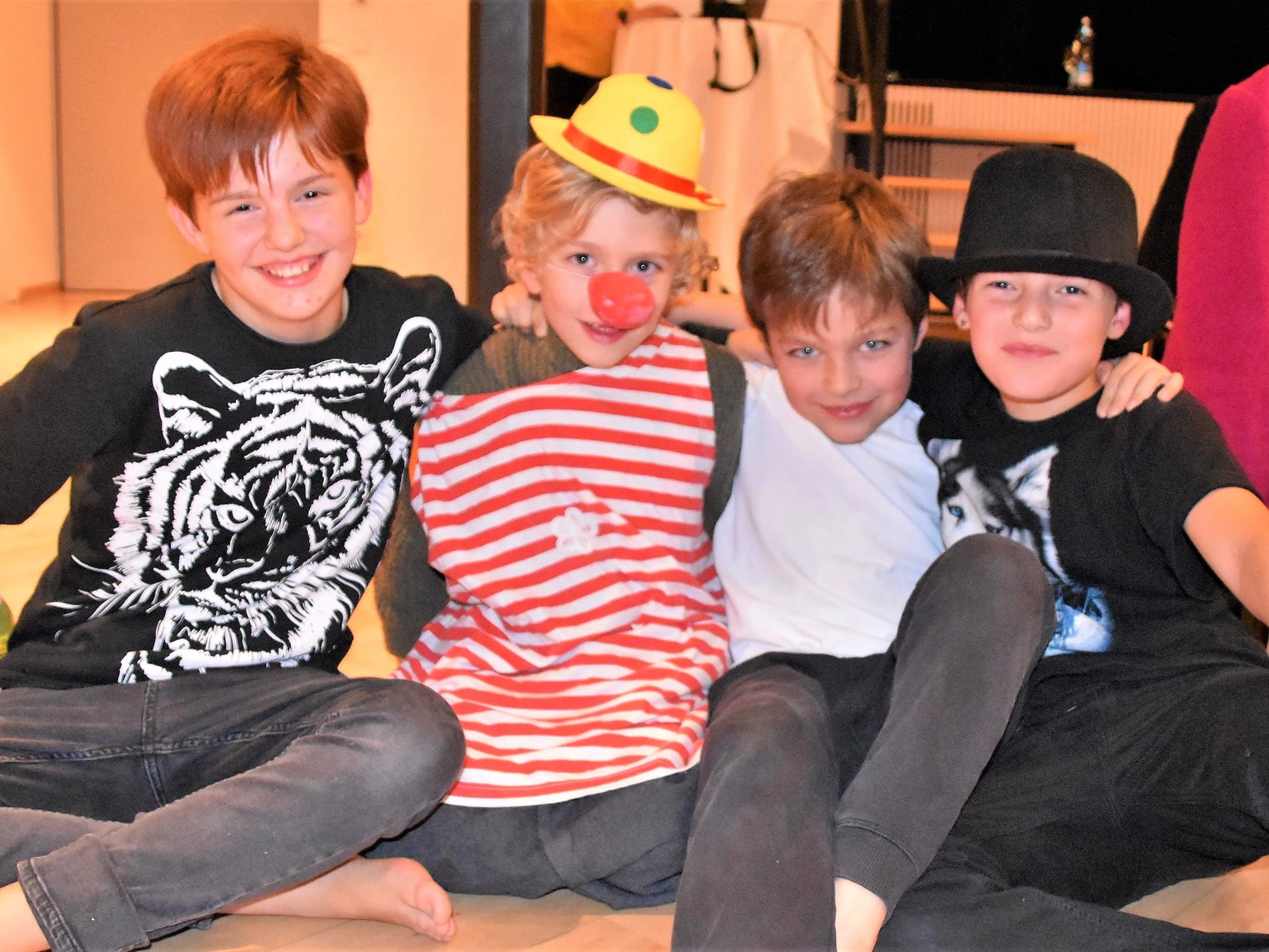 Noah, Jona, Jasiah und Greta boten eine tolle Vorführung