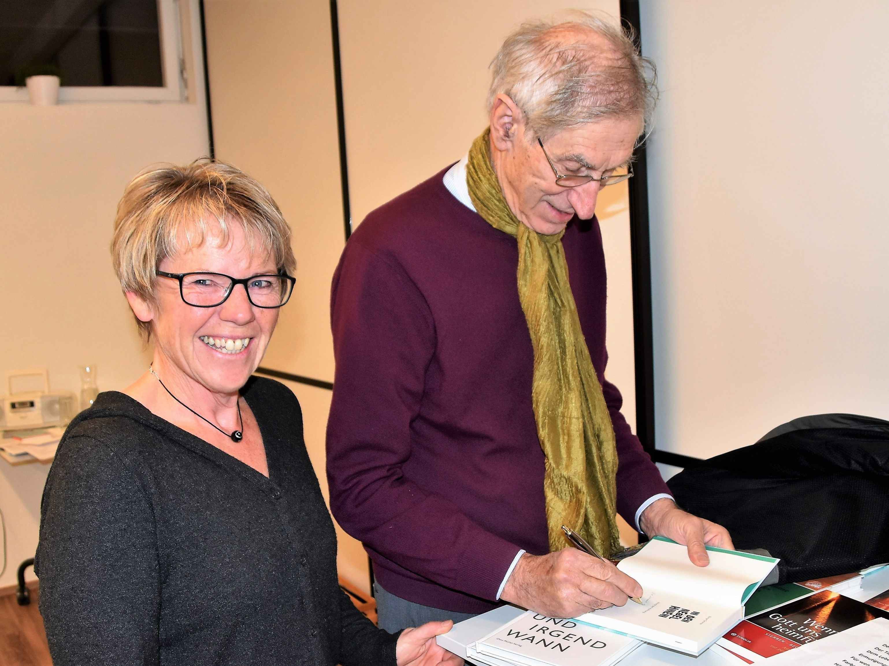 Buch Signierung für Veronika Predl´s Mama