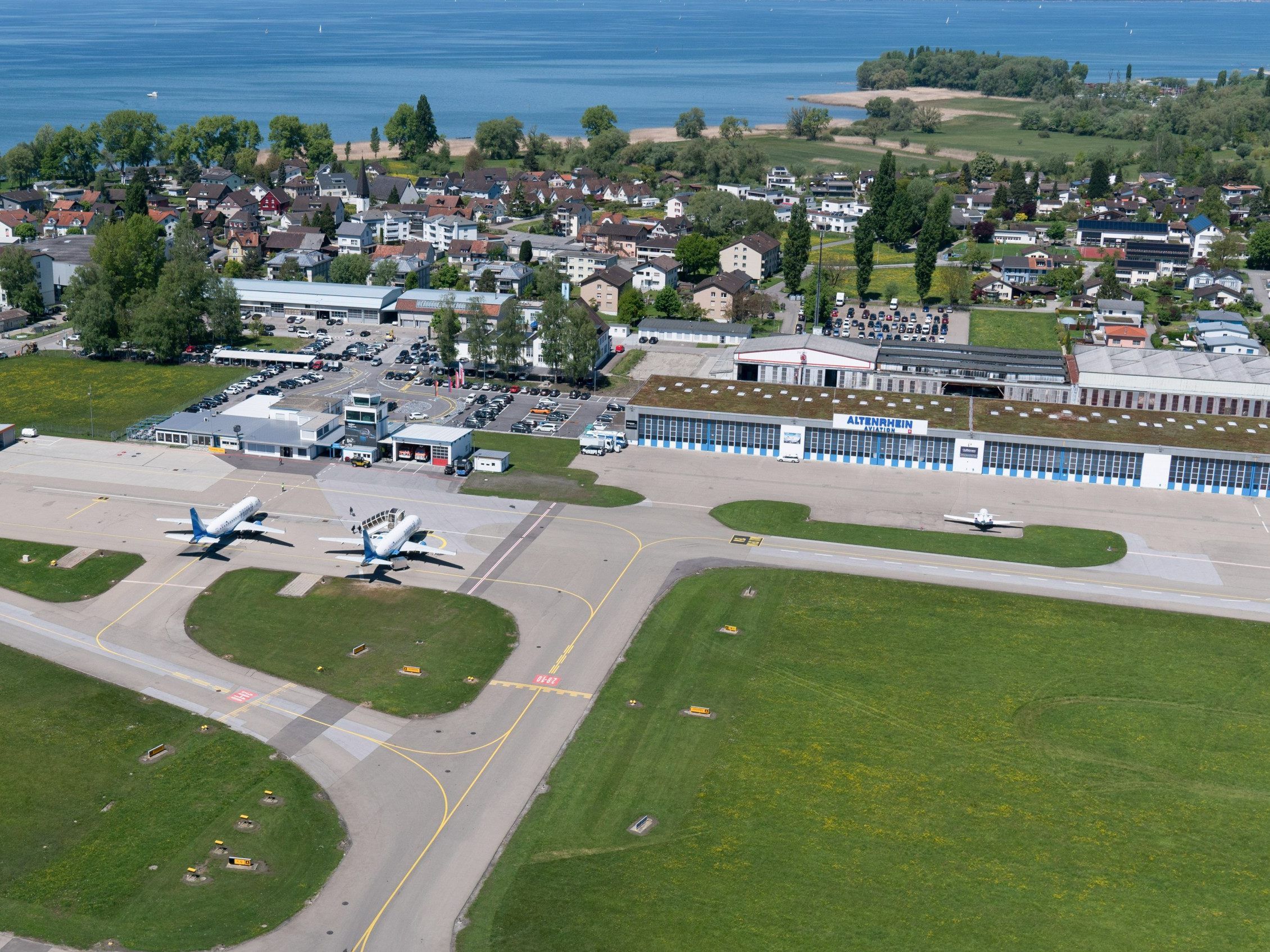 Der Kanton St.Gallen und das Land Vorarlberg arbeiten in Sachen Flugplatz Altenrhein zusammen.