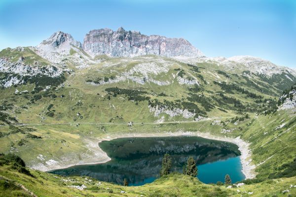 Das beliebte Wandergebiet Formarin-See ist ein Beispiel für gelebte Gemeindekooperation.