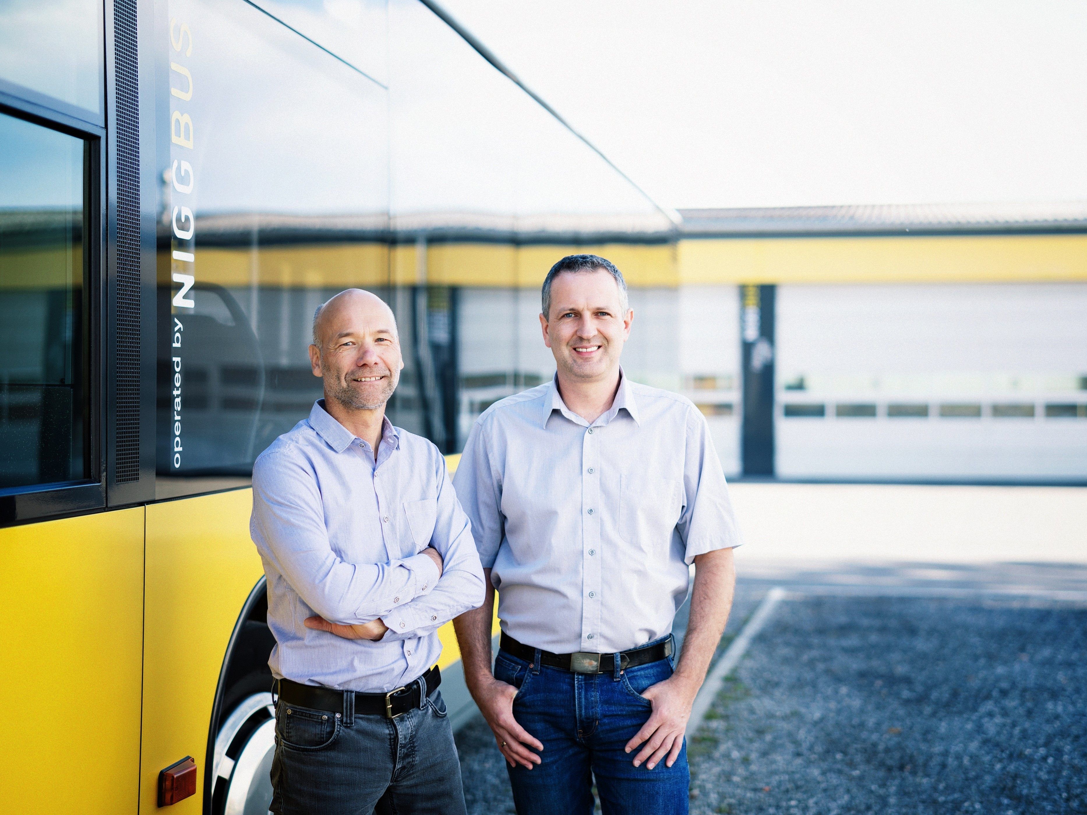 Alfred Herburger (links) und Gerhard Pertoll teilen sich ab Anfang 2019 die Geschäftsführung von Niggbus. Alfred Herburger (links) und Gerhard Pertoll teilen sich ab Anfang 2019 die Geschäftsführung von Niggbus.