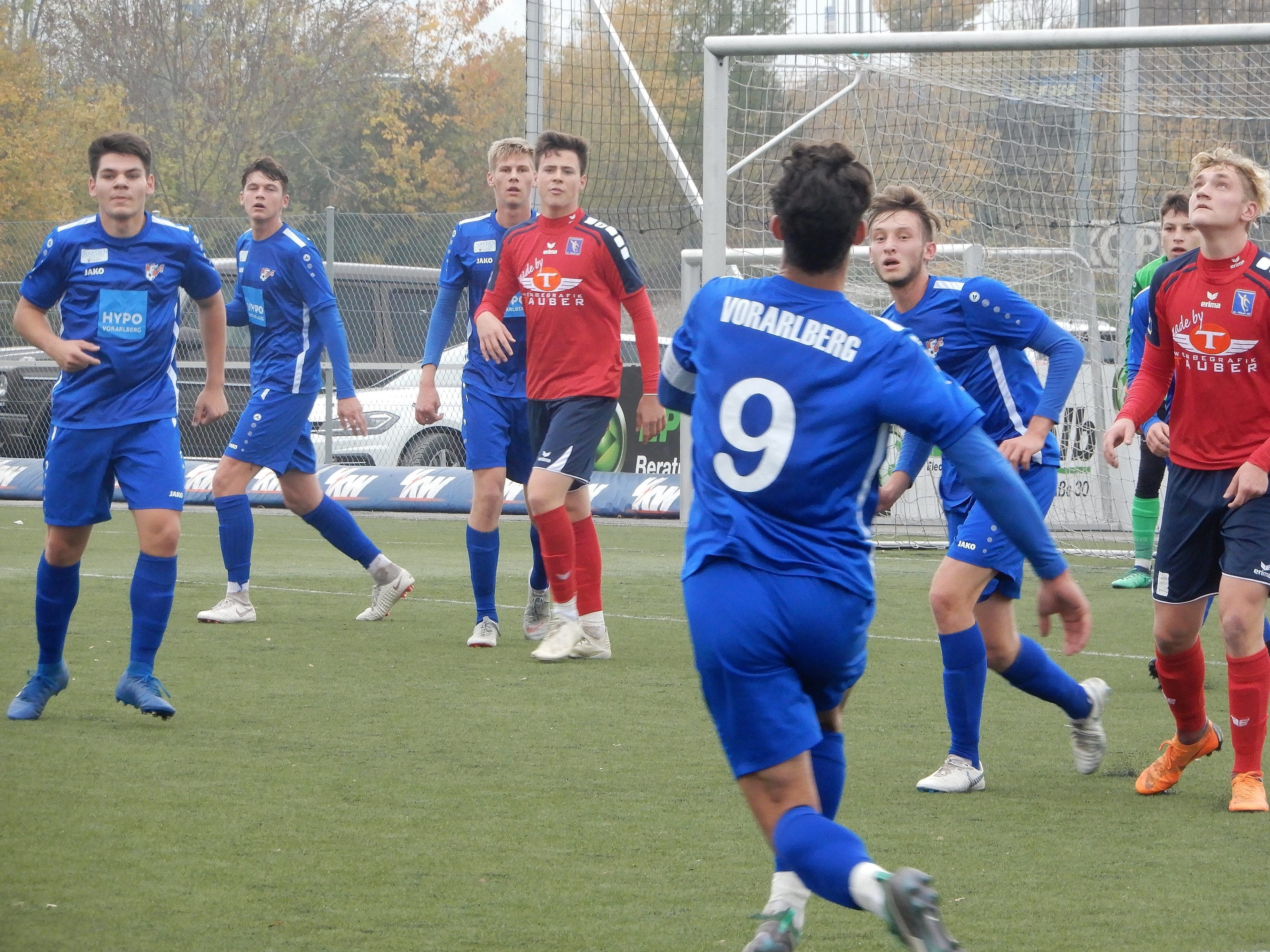 Die U18 sicherte sich bei der vorletzten Partie in der Herbstsaison ein Unentschieden gegen St. Pölten.