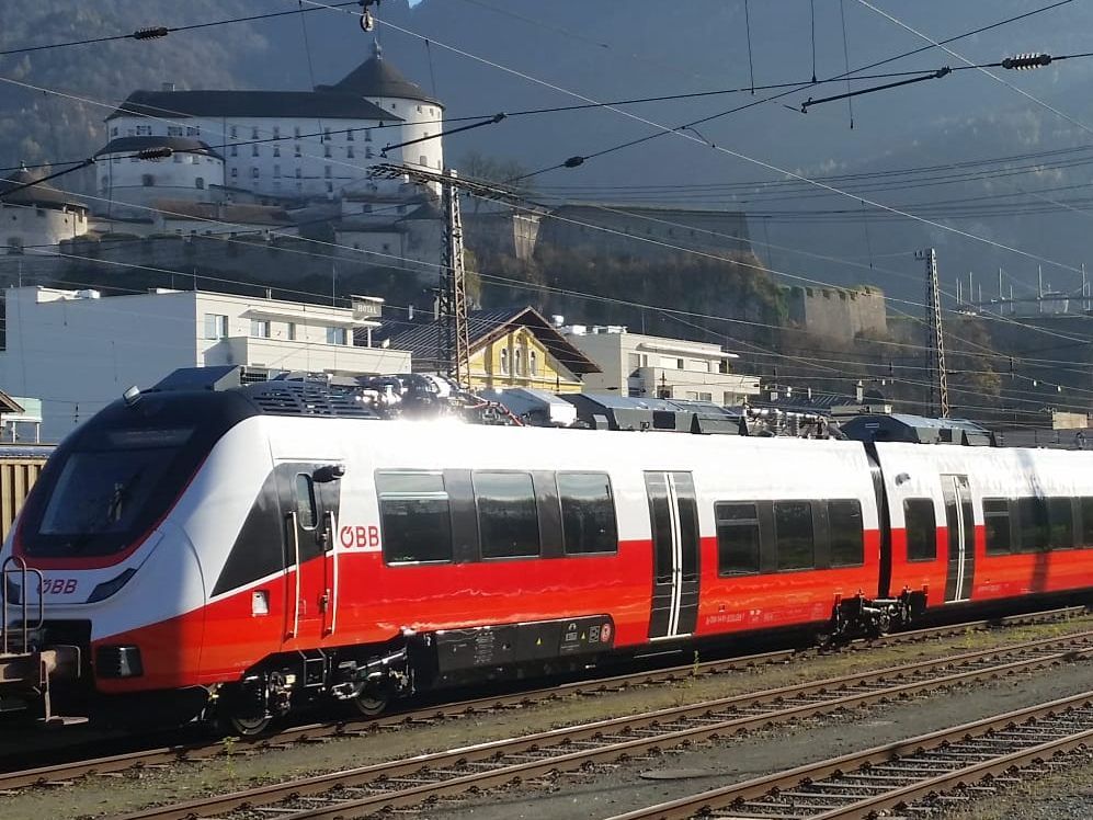 Der "Talent 3" in Kufstein. Der "Talent 3" in Kufstein.