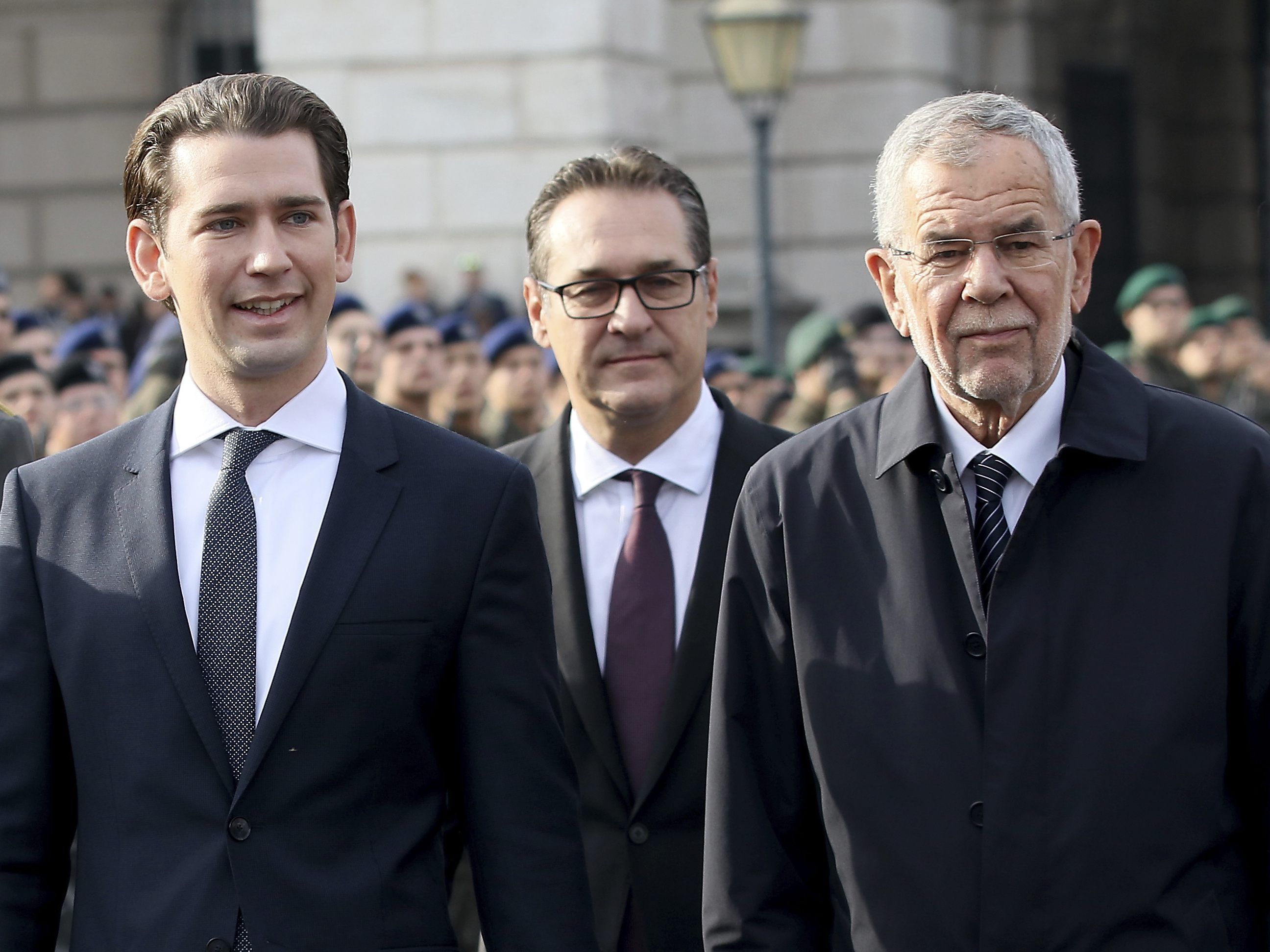 Bundeskanzler Kurz traf sich zum Gespräch mit Bundespräsident Van der Bellen.