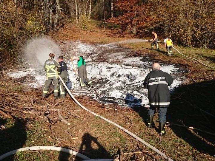Feuer geriet außer Kontrolle