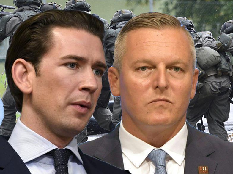 Kurz und Kunasek treten vor die Presse
