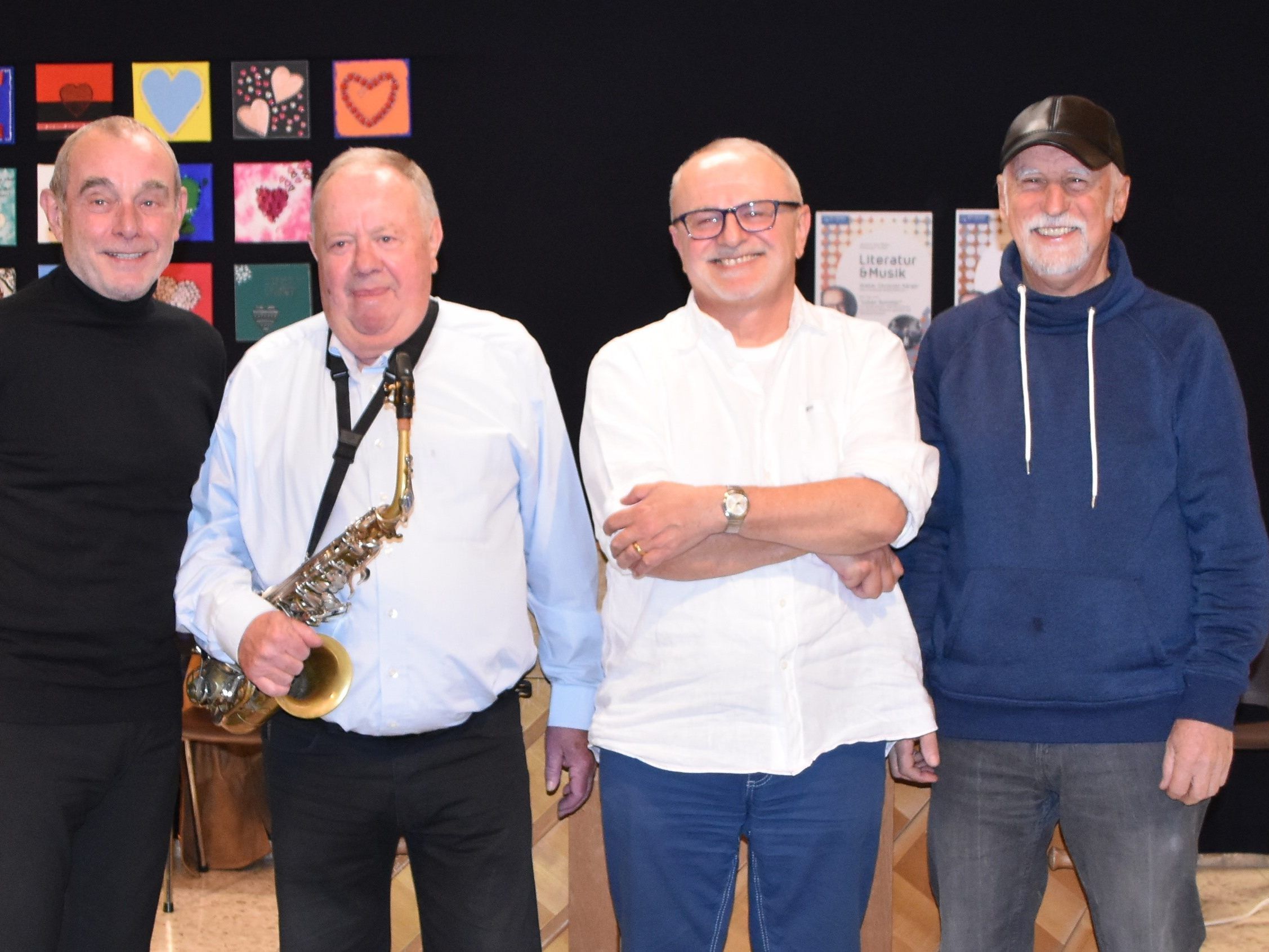Arnold Dünser, Manfred Schwarz, Walter Christian Kärger und Reinhard Woldrich Arnold Dünser, Manfred Schwarz, Walter Christian Kärger und Reinhard Woldrich