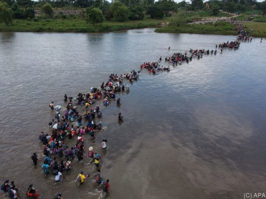 Viele Menschen aus Mittel- und Südamerika flüchten in die USA