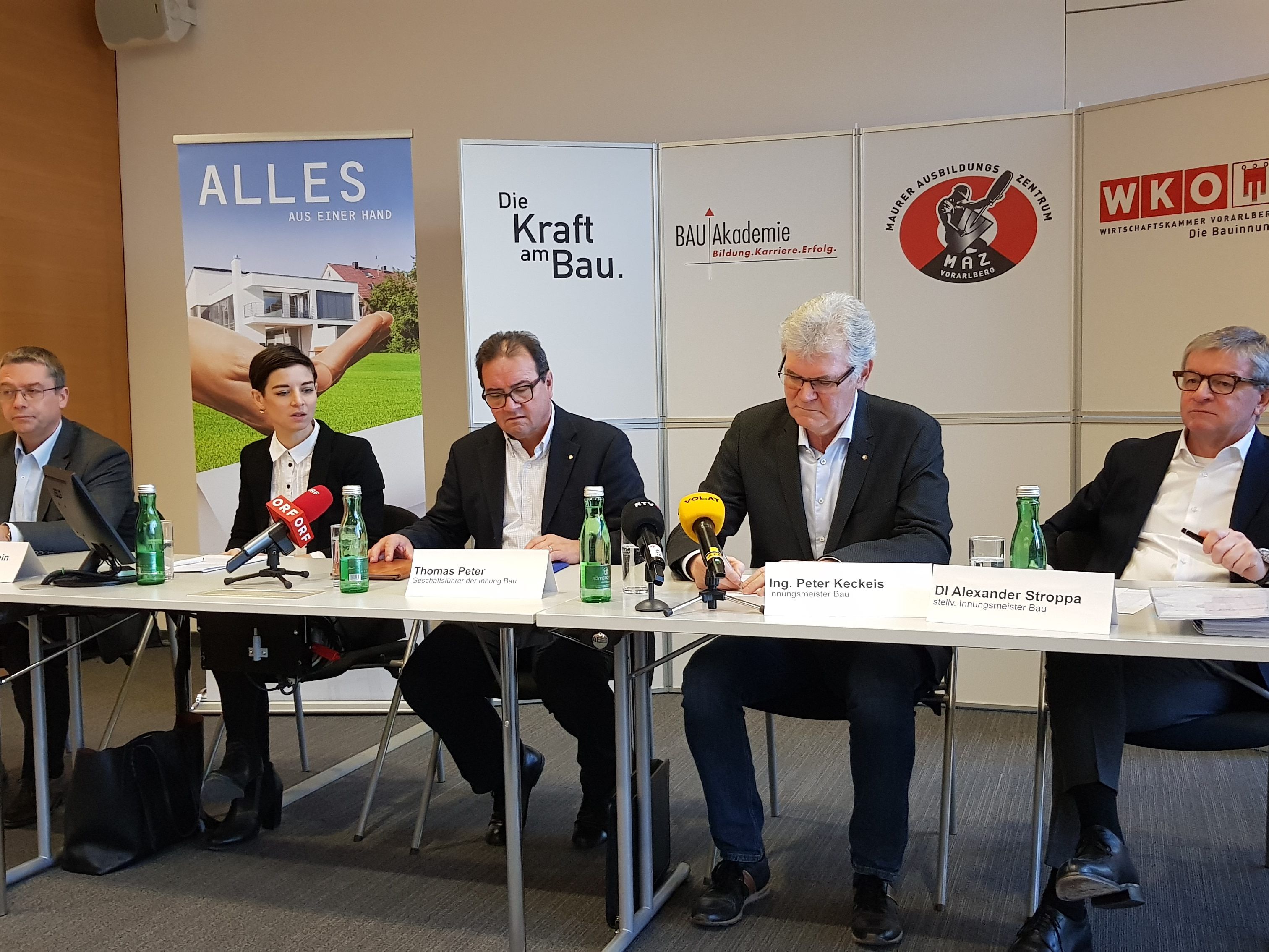 So ist die Stimmung auf dem Bau in Vorarlberg.