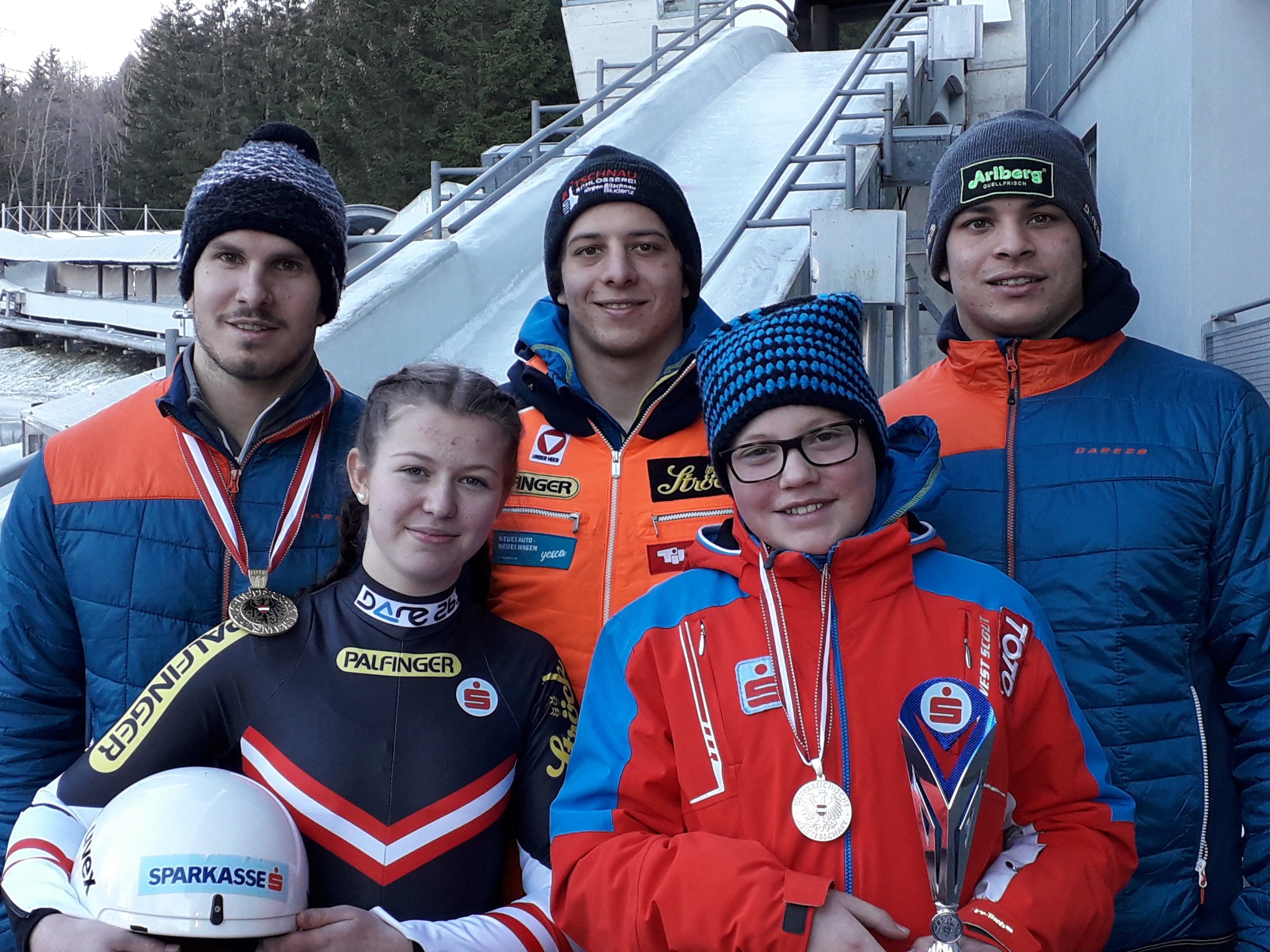 Das starke Bludenzer Rodlerteam
