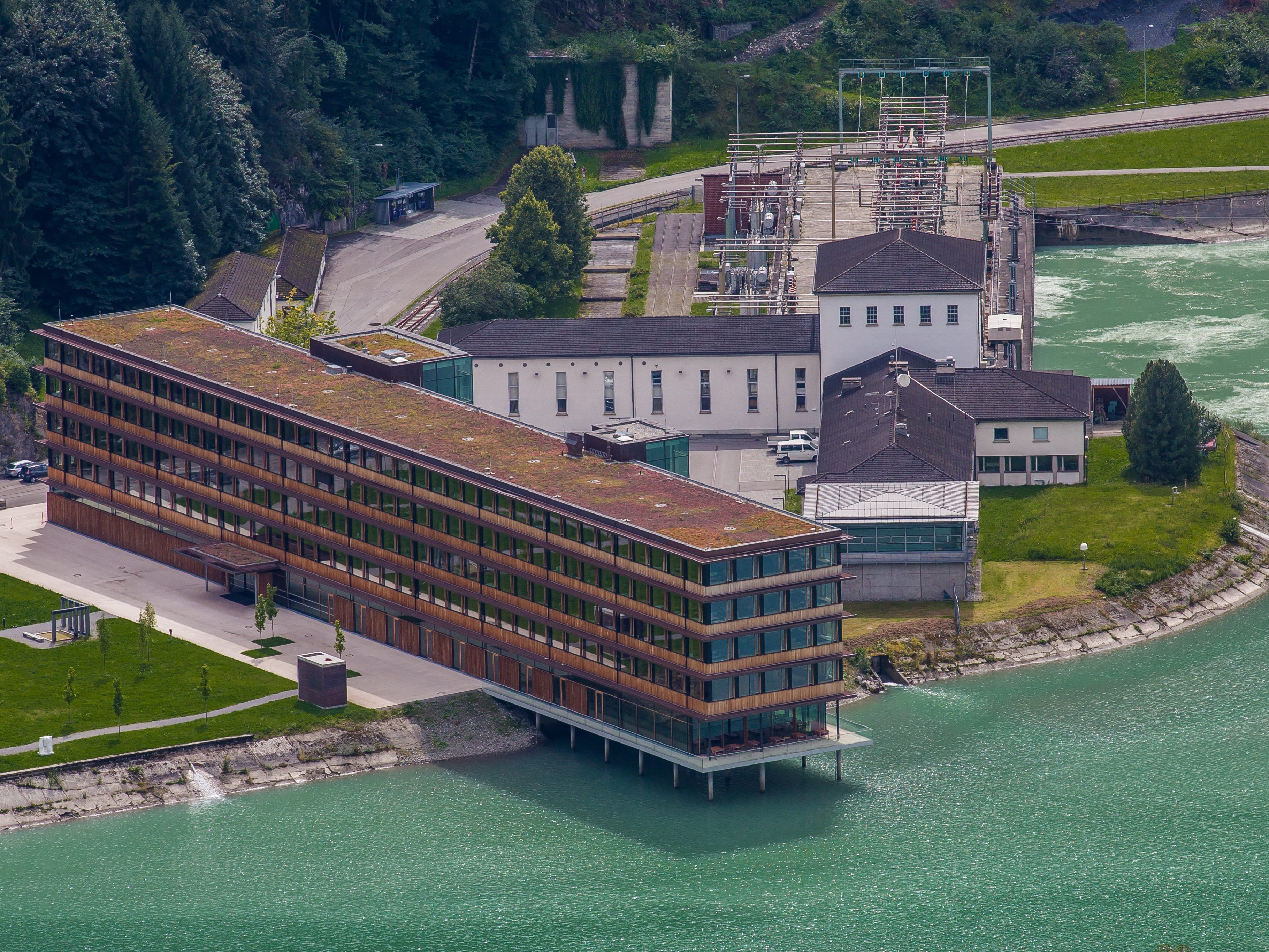 Das zentrale Bürogebäude in Rodund im Gemeindegebiet von Vandans. Das zentrale Bürogebäude in Rodund im Gemeindegebiet von Vandans.