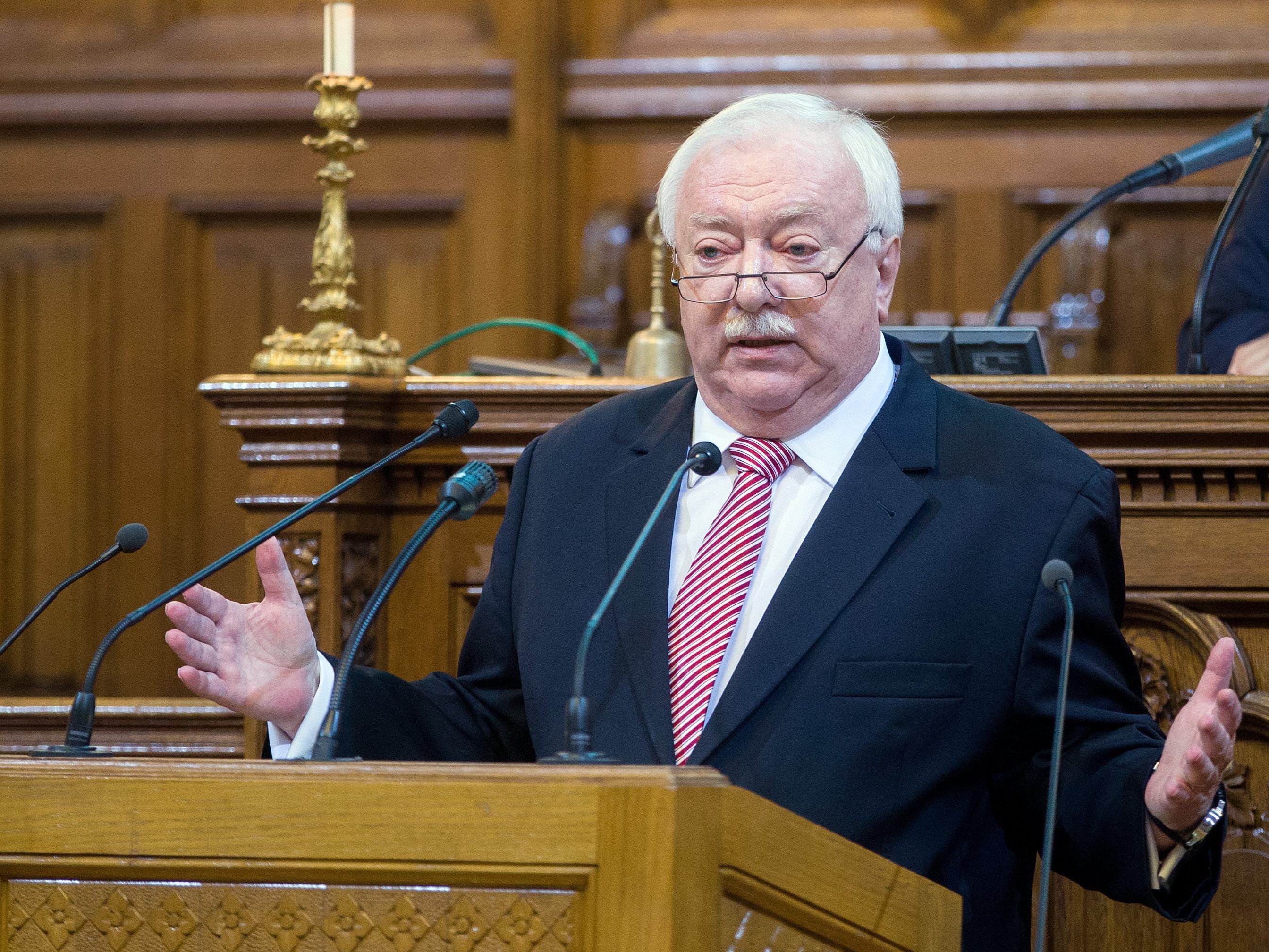 Der Ex-Bürgermeister Michael Häupl kommentiert die Politik fast nicht mehr. Der Ex-Bürgermeister Michael Häupl kommentiert die Politik fast nicht mehr.