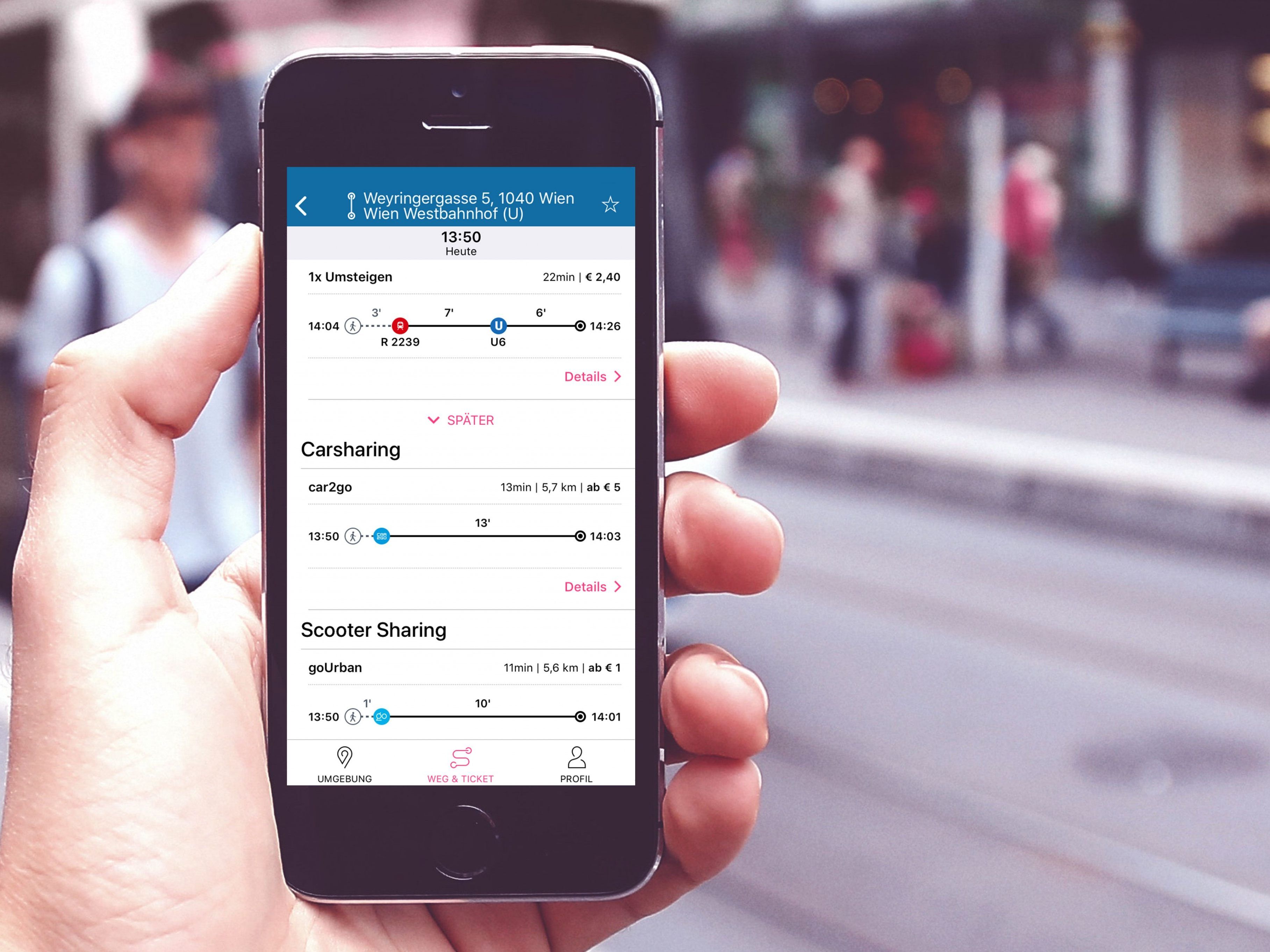 Die App "wegfinder" konnte sich gegen mehr als 70 Mitbewerber durchsetzen. Die App "wegfinder" konnte sich gegen mehr als 70 Mitbewerber durchsetzen.