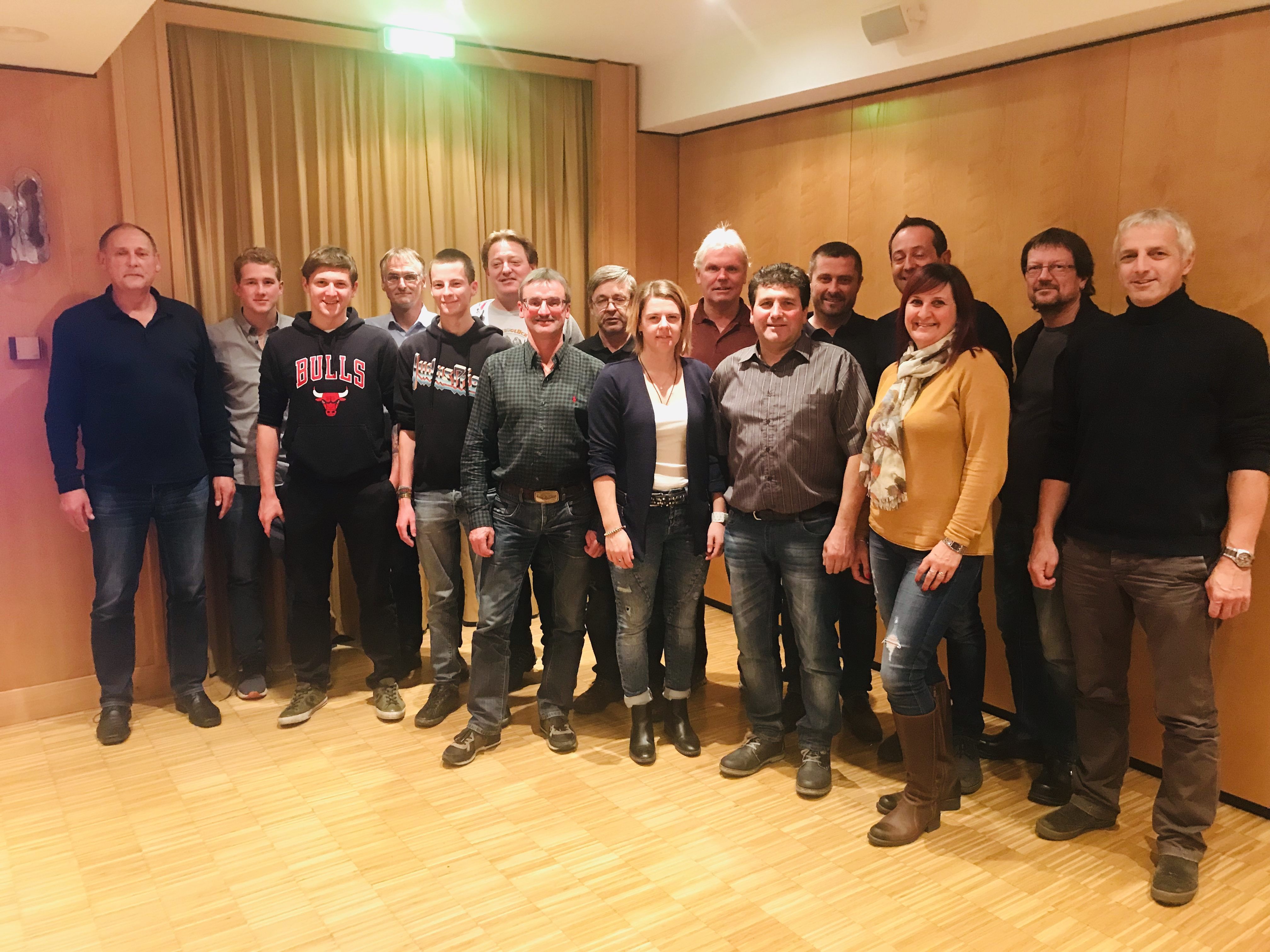 Der neugewählte Vorstand des WSV Nenzing. Der neugewählte Vorstand des WSV Nenzing.