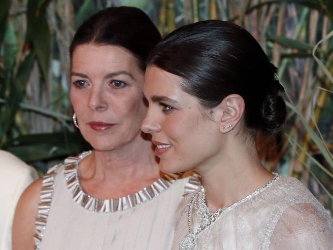 Prinzessin Caroline von Monaco heiratete am 29. Dezember 1983 Stefano Casiraghi. Im Bild: Stefanie von Monaco und ihre Tochter Charlotte Casiraghi, die aus dieser Ehe hervorging.