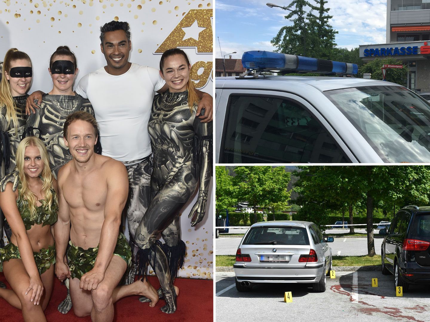 Zurcaroh bei "AGT", Überfall auf Sparkasse in Dornbirn und Messerstecherei in Imst. Zurcaroh bei "AGT", Überfall auf Sparkasse in Dornbirn und Messerstecherei in Imst.