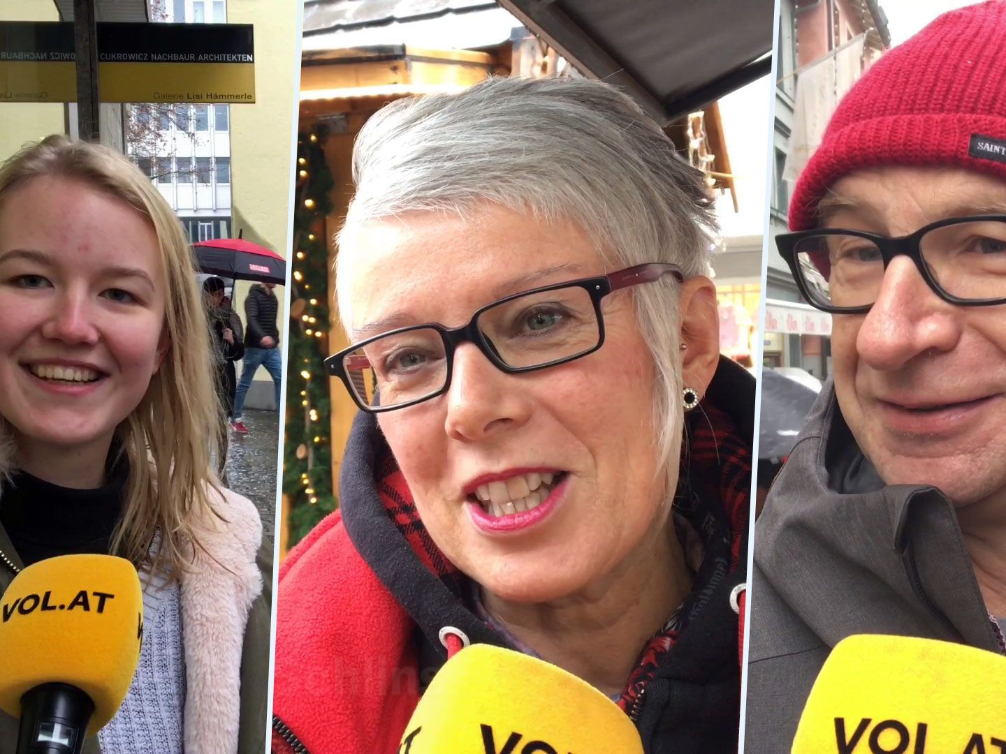 Wir fragten auf der Straße von Bregenz nach den Wünschen an 2019.
