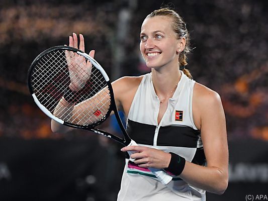 Kvitova gewann gegen Collins in zwei Sätzen