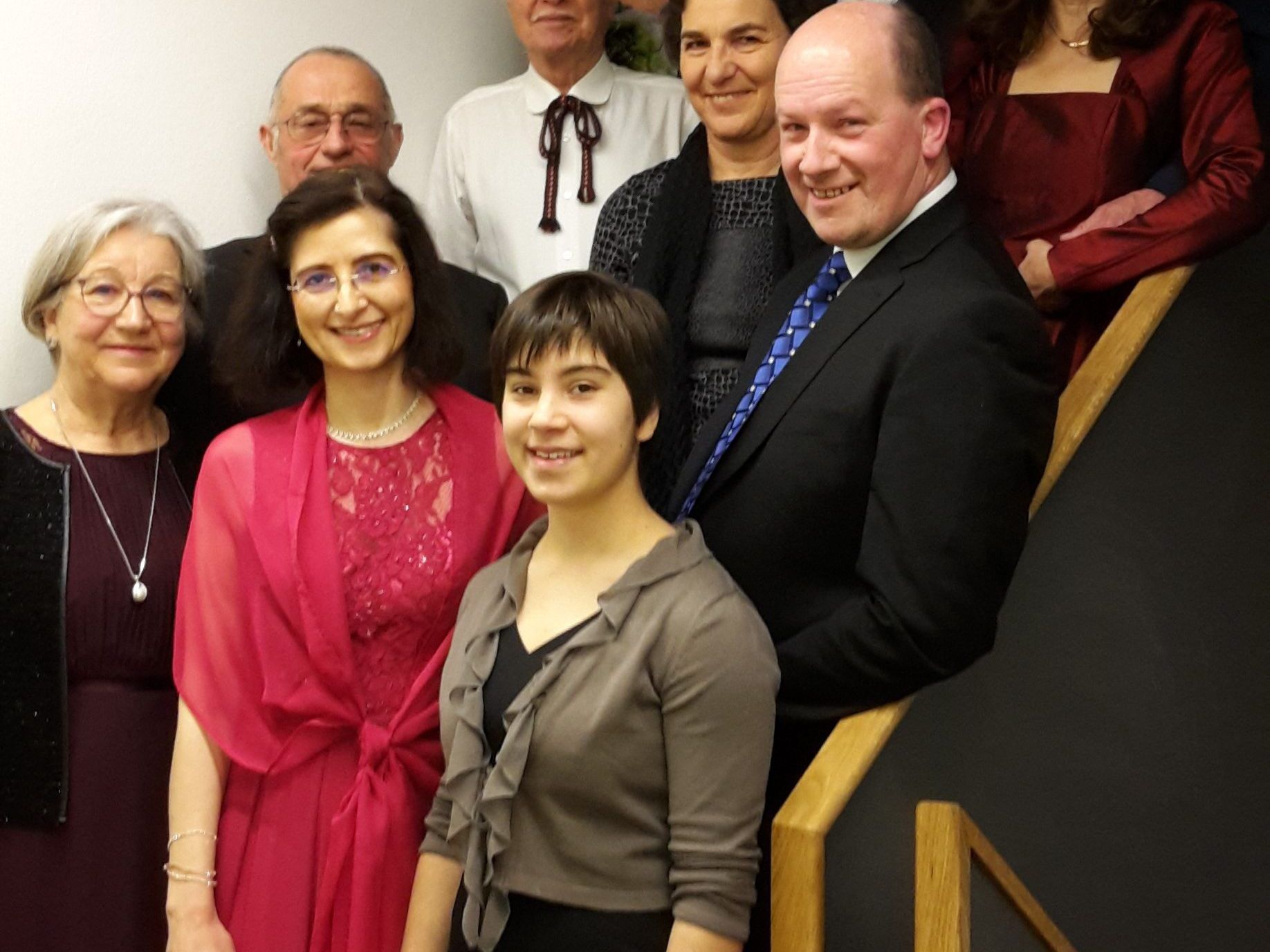 Die Abordnung der Bregenzer Trachtengruppe beim Pfarrball der Pfarre Herz Jesu im Austriahaus Die Abordnung der Bregenzer Trachtengruppe beim Pfarrball der Pfarre Herz Jesu im Austriahaus