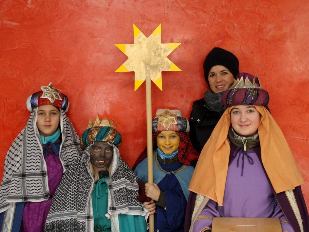 Sternsinger unterwegs
