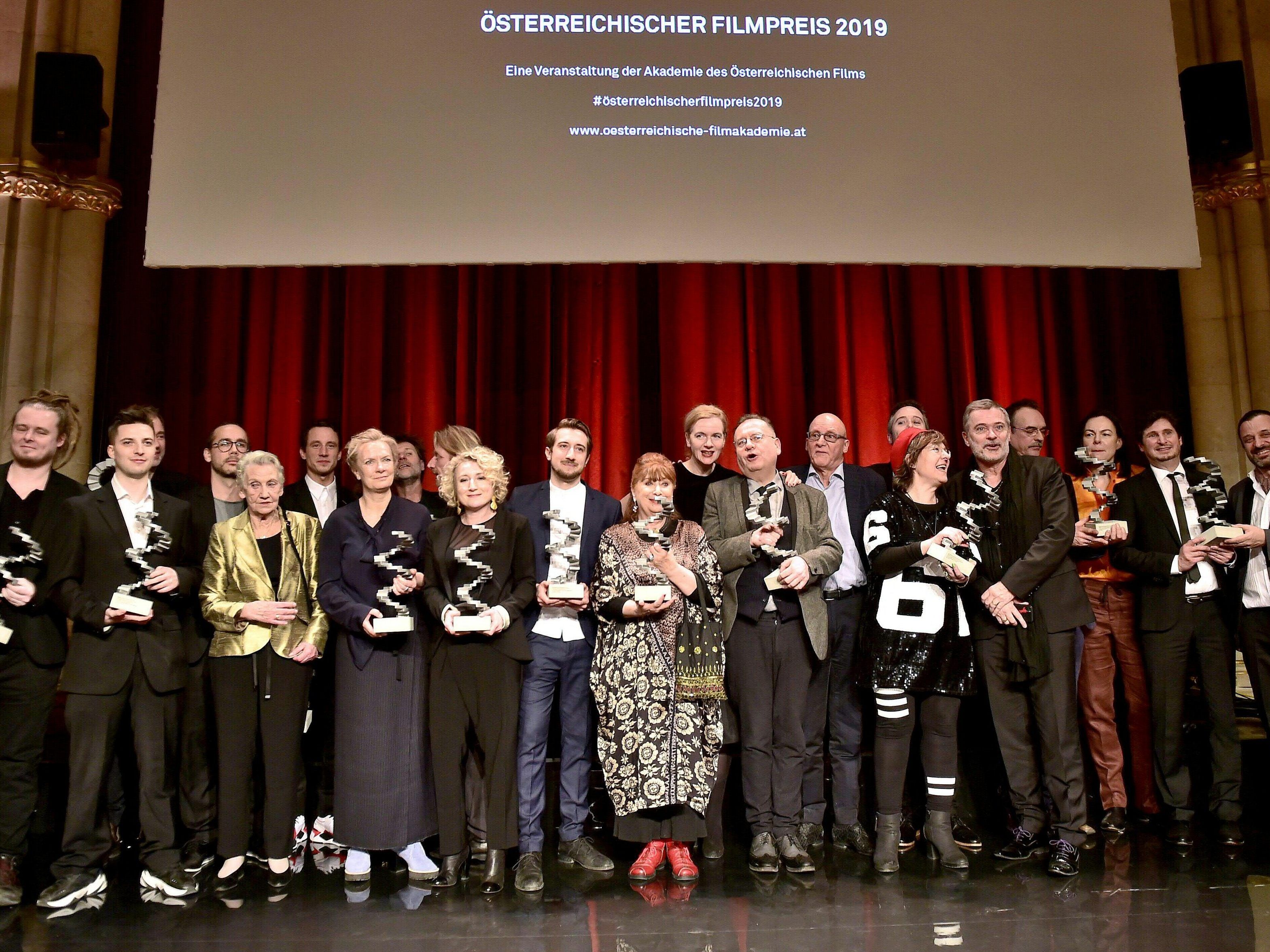 Im Wiener Rathaus wurde wieder der Österreichische Filmpreis verliehen.